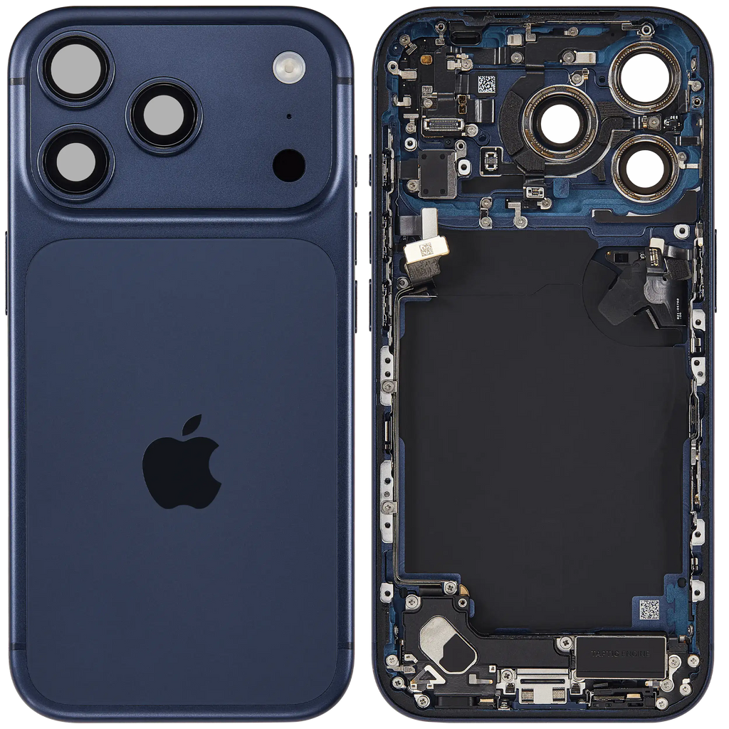 Original Apple-Ausbau C gebraucht – iPhone 17 Pro Backcover/Rahmen Deep Blau