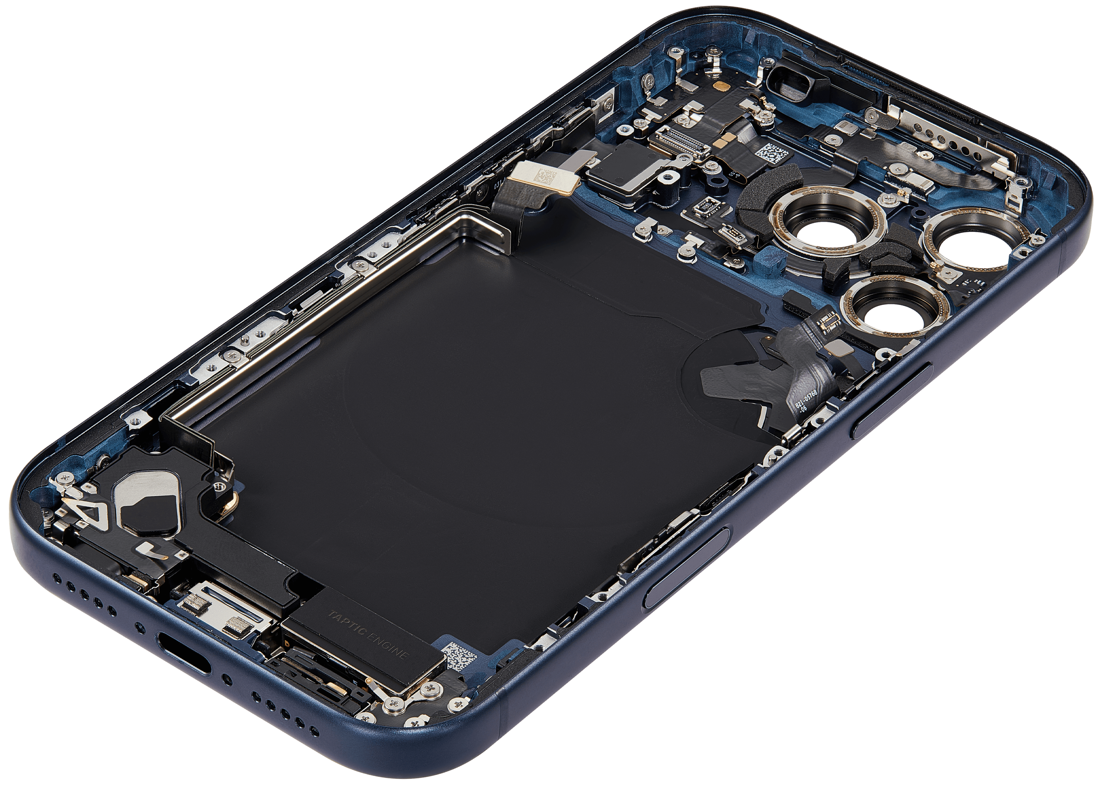 Original Apple-Ausbau C gebraucht – iPhone 17 Pro Backcover/Rahmen Deep Blau