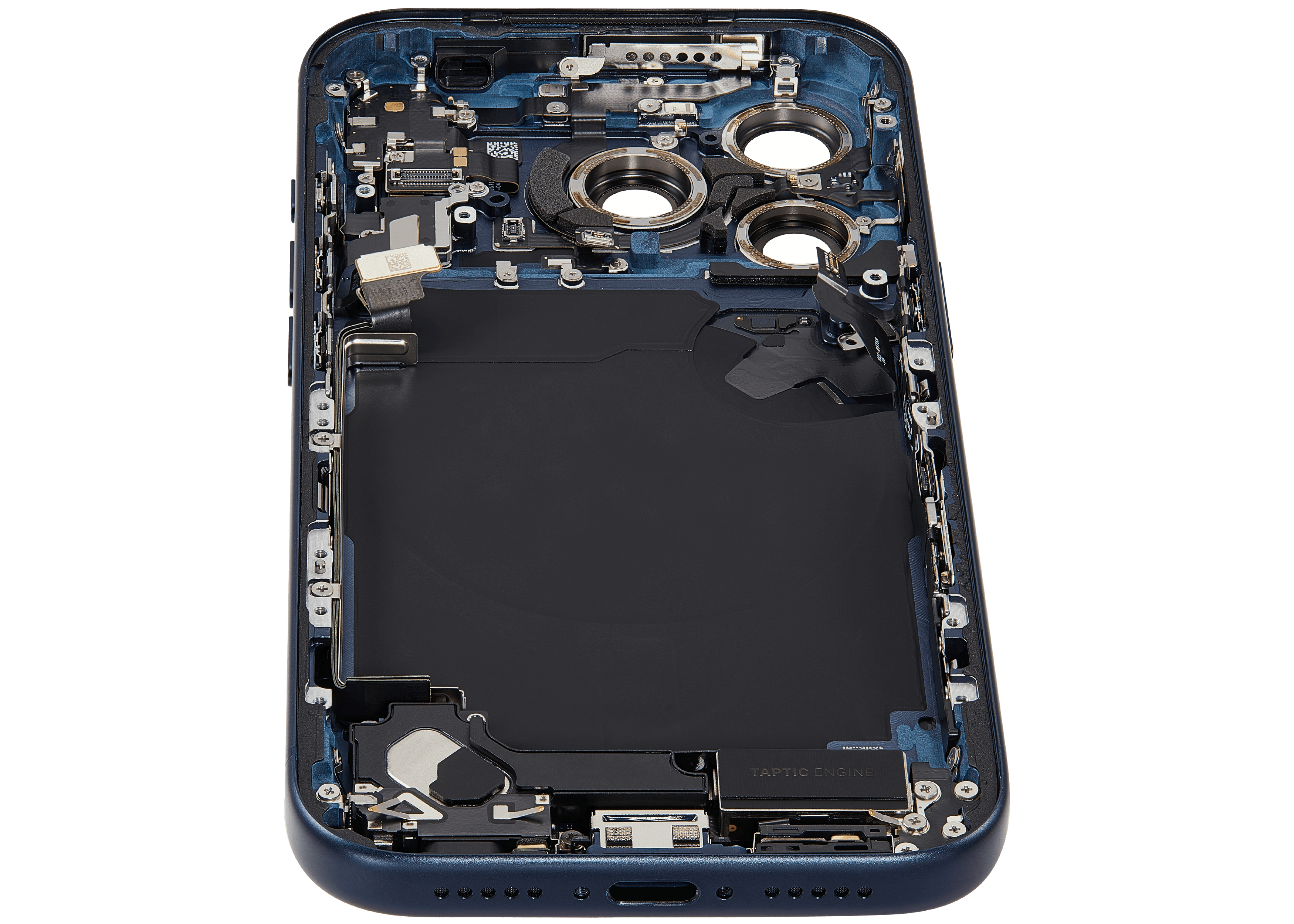 Original Apple-Ausbau C gebraucht – iPhone 17 Pro Backcover/Rahmen Deep Blau