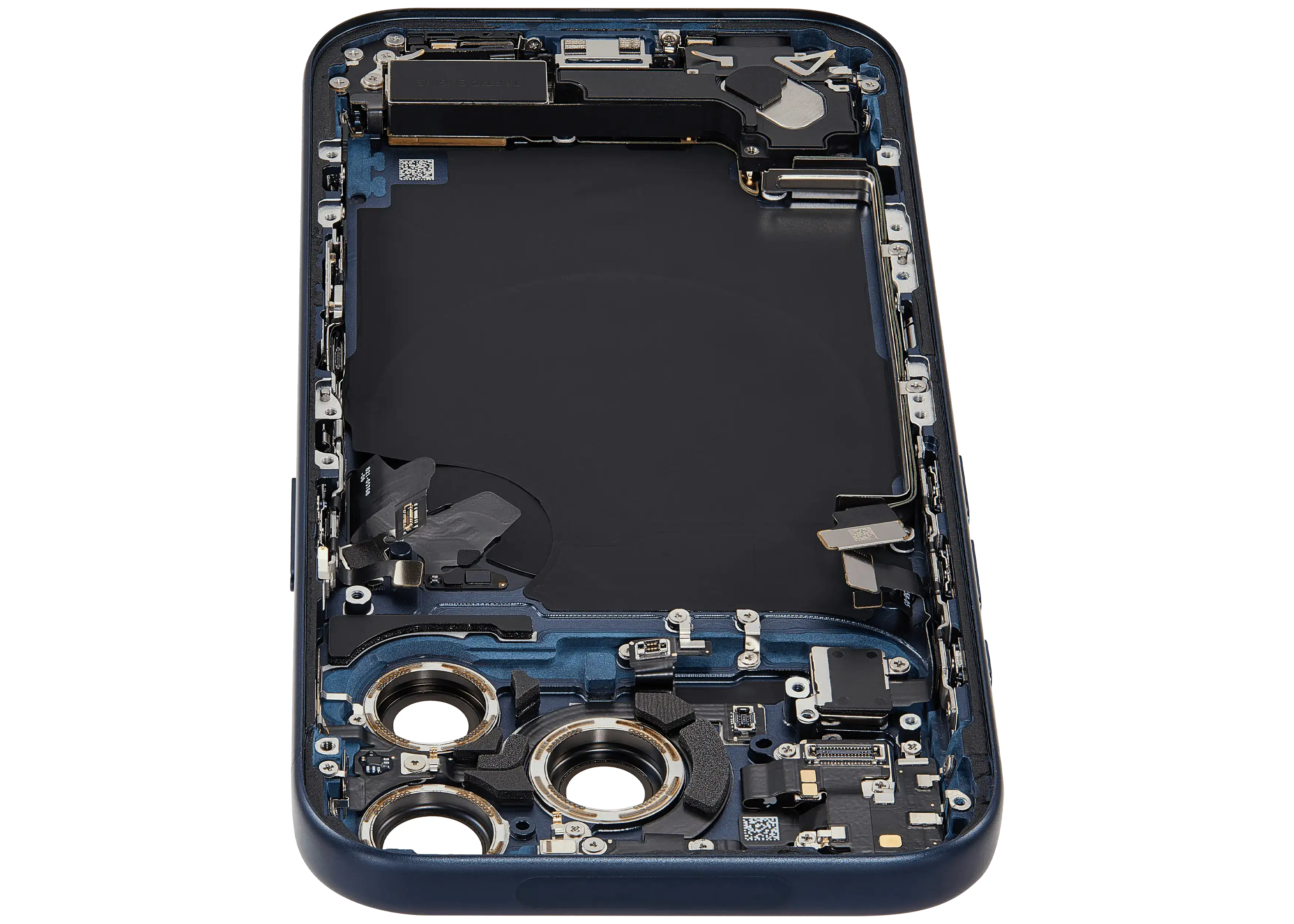 Original Apple-Ausbau C gebraucht – iPhone 17 Pro Backcover/Rahmen Deep Blau