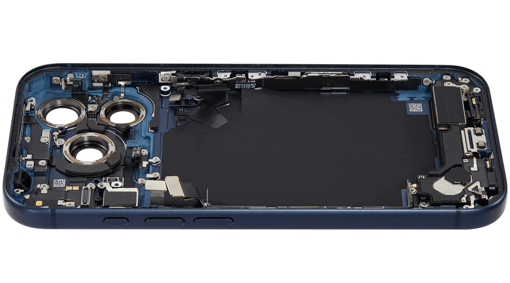 Original Apple-Ausbau C gebraucht – iPhone 17 Pro Backcover/Rahmen Deep Blau