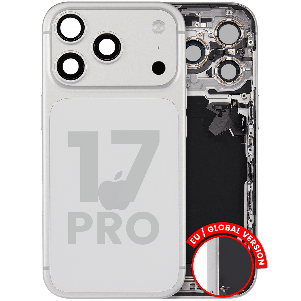 Original Apple-Ausbau B gebraucht – iPhone 17 Pro EU / Backcover/Rahmen Silber
