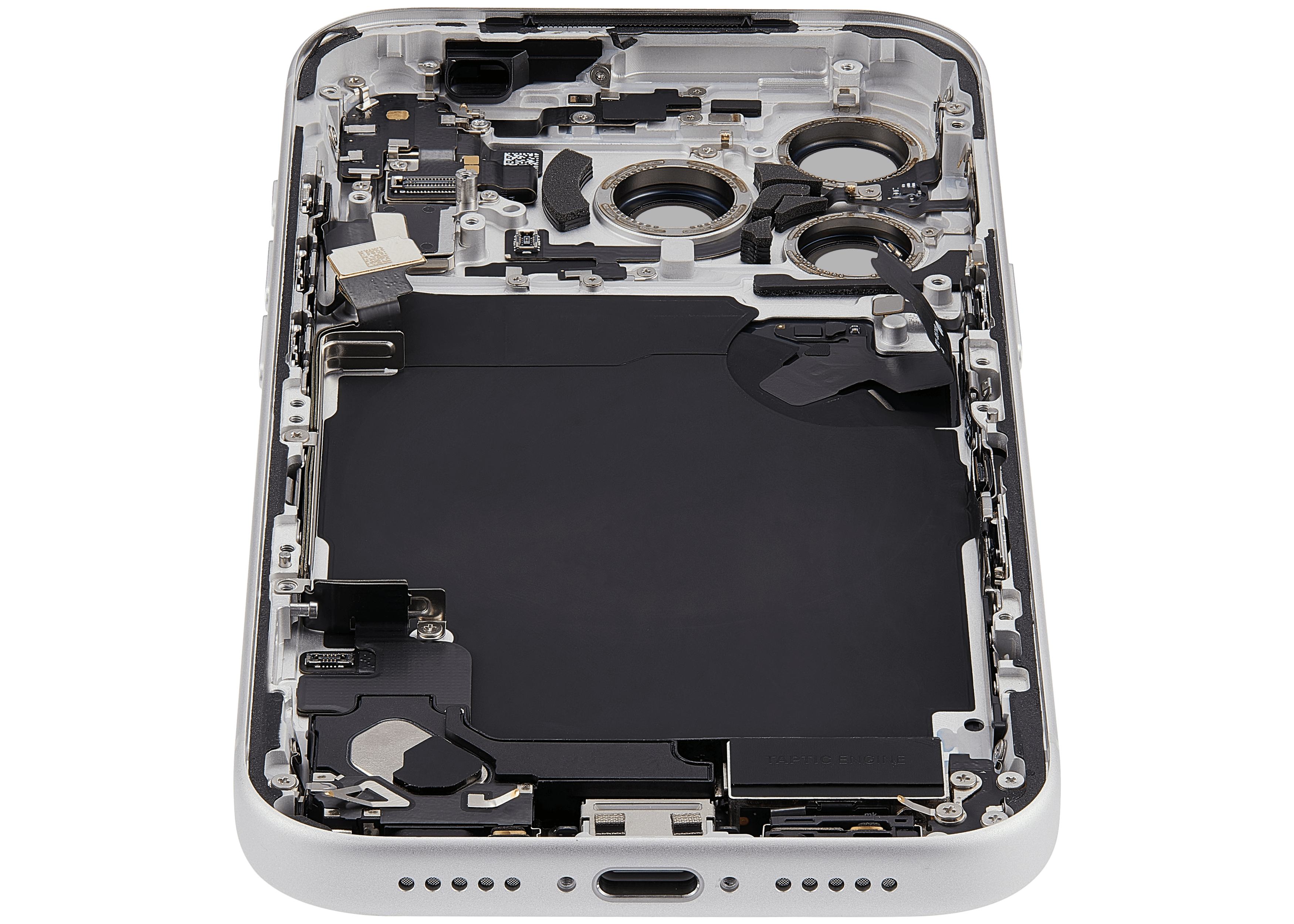 Original Apple-Ausbau B gebraucht – iPhone 17 Pro EU / Backcover/Rahmen Silber