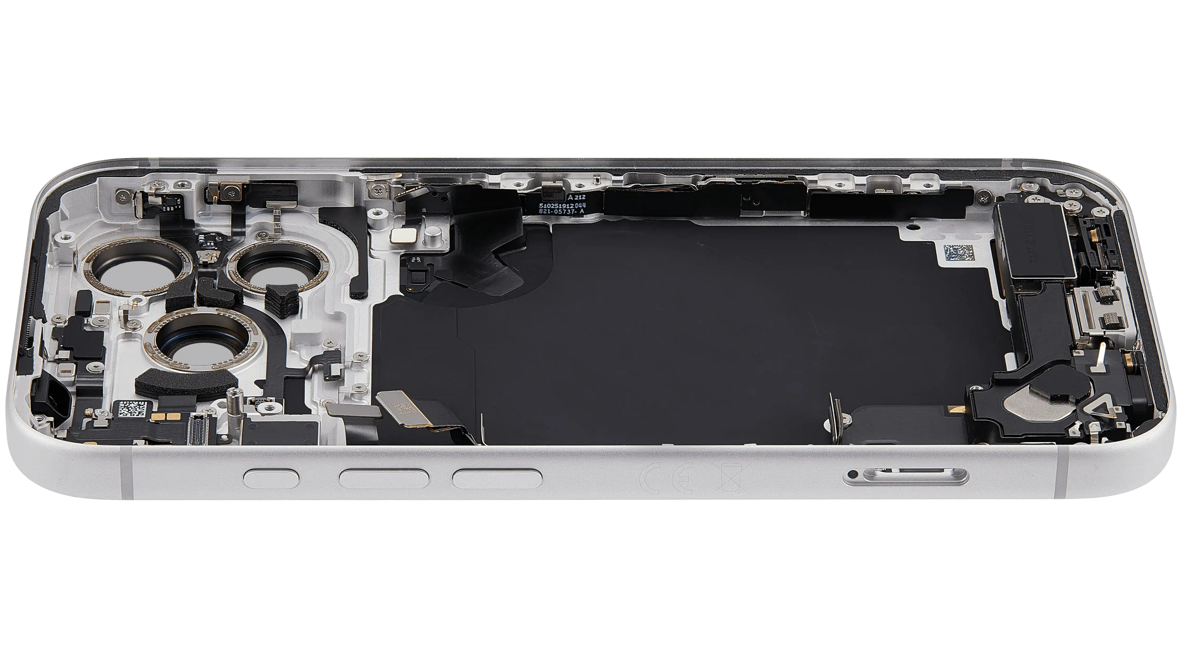 Original Apple-Ausbau B gebraucht – iPhone 17 Pro EU / Backcover/Rahmen Silber