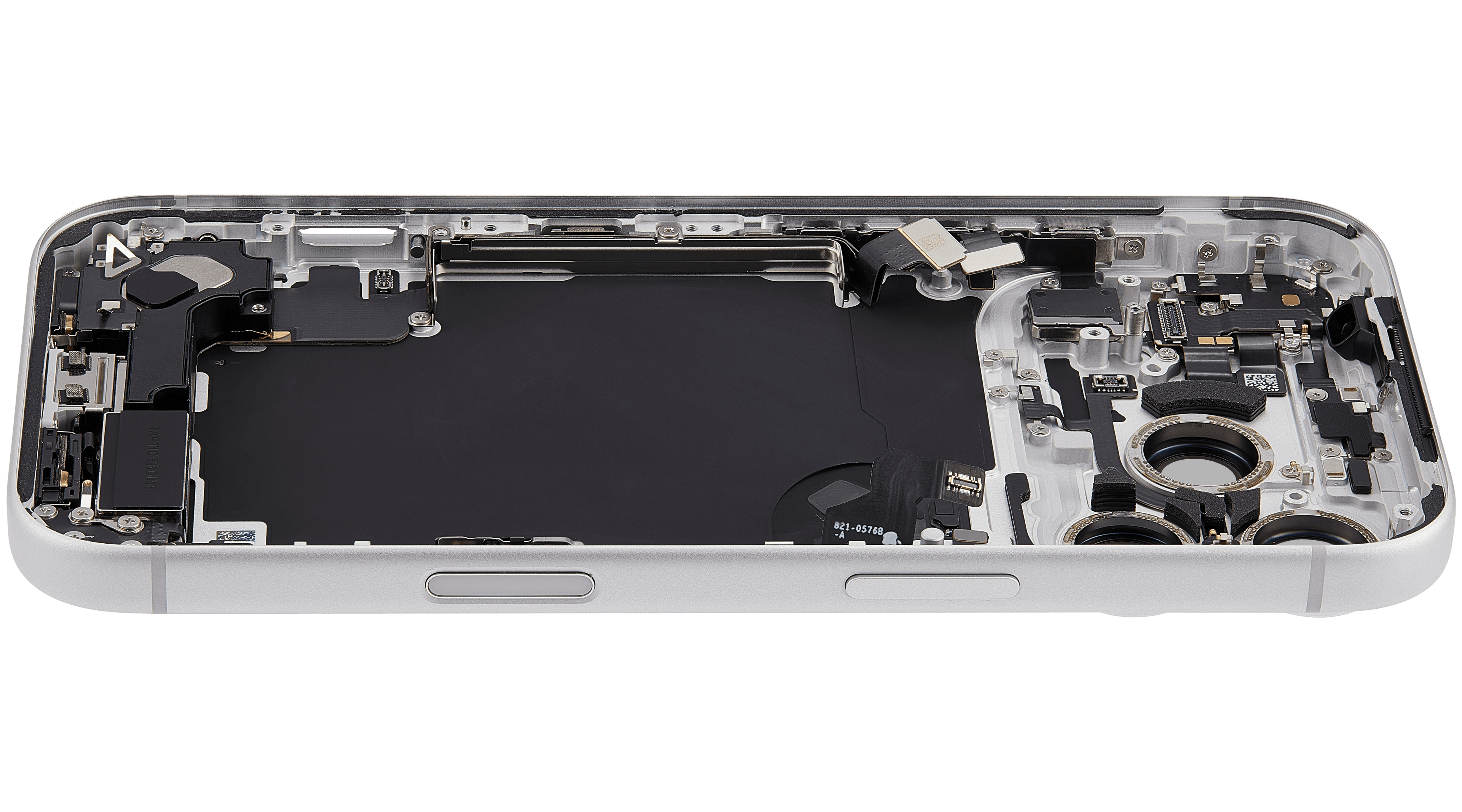 Original Apple-Ausbau B gebraucht – iPhone 17 Pro EU / Backcover/Rahmen Silber