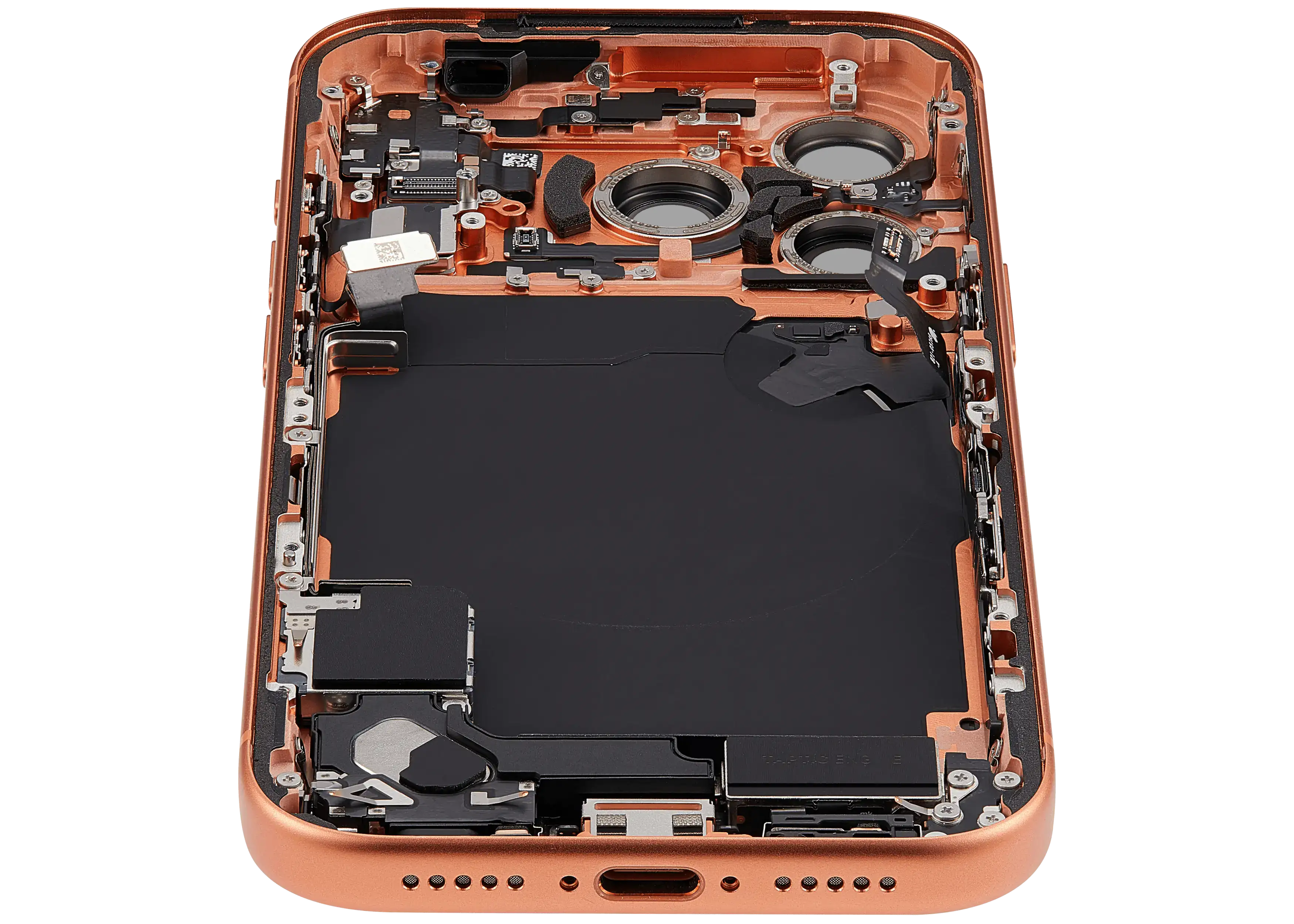 Original Apple-Ausbau B gebraucht – iPhone 17 Pro Backcover/Rahmen Cosmic Orange