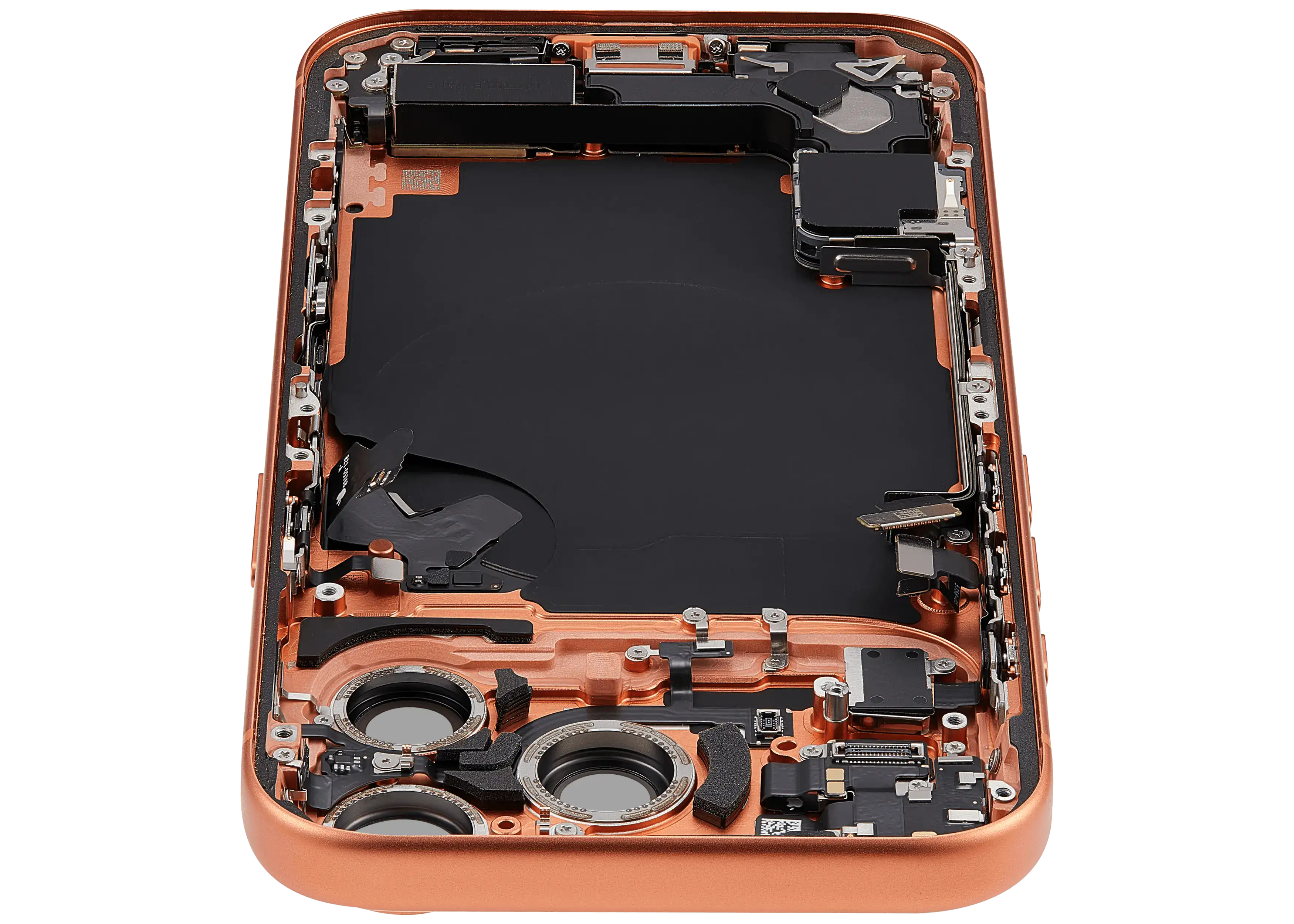Original Apple-Ausbau B gebraucht – iPhone 17 Pro Backcover/Rahmen Cosmic Orange