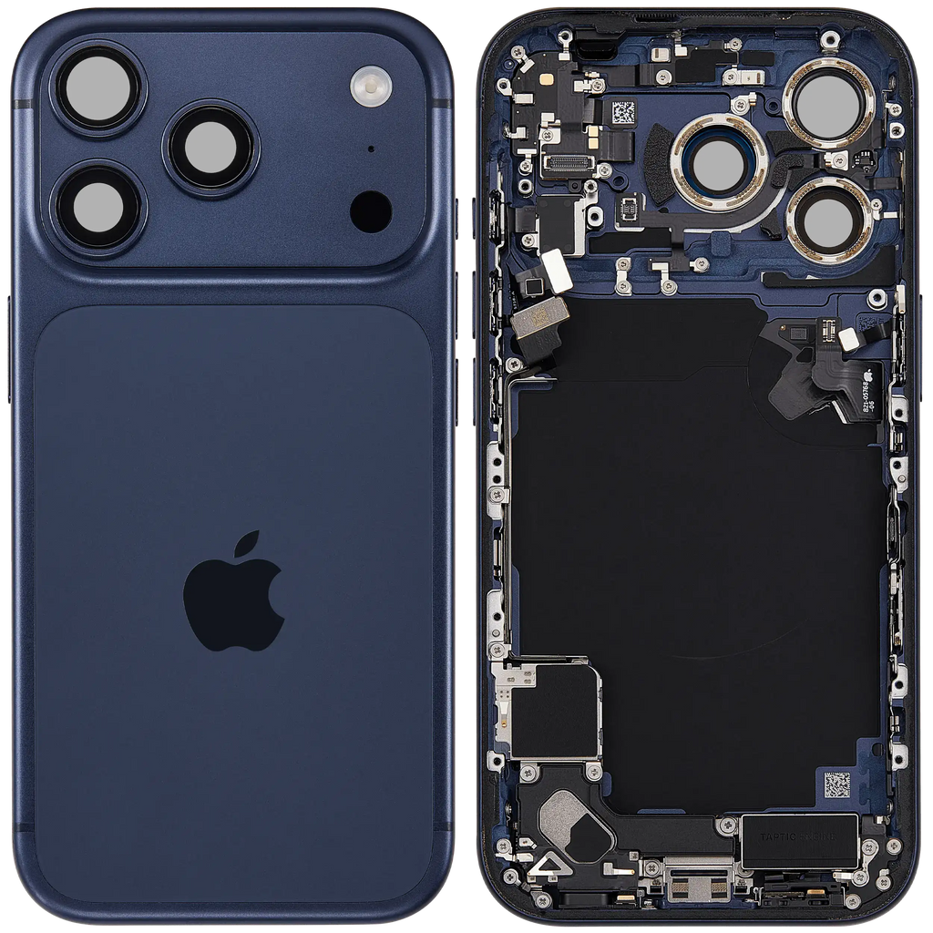 Original Apple-Ausbau B gebraucht – iPhone 17 Pro EU Backcover/Rahmen Deep Blau