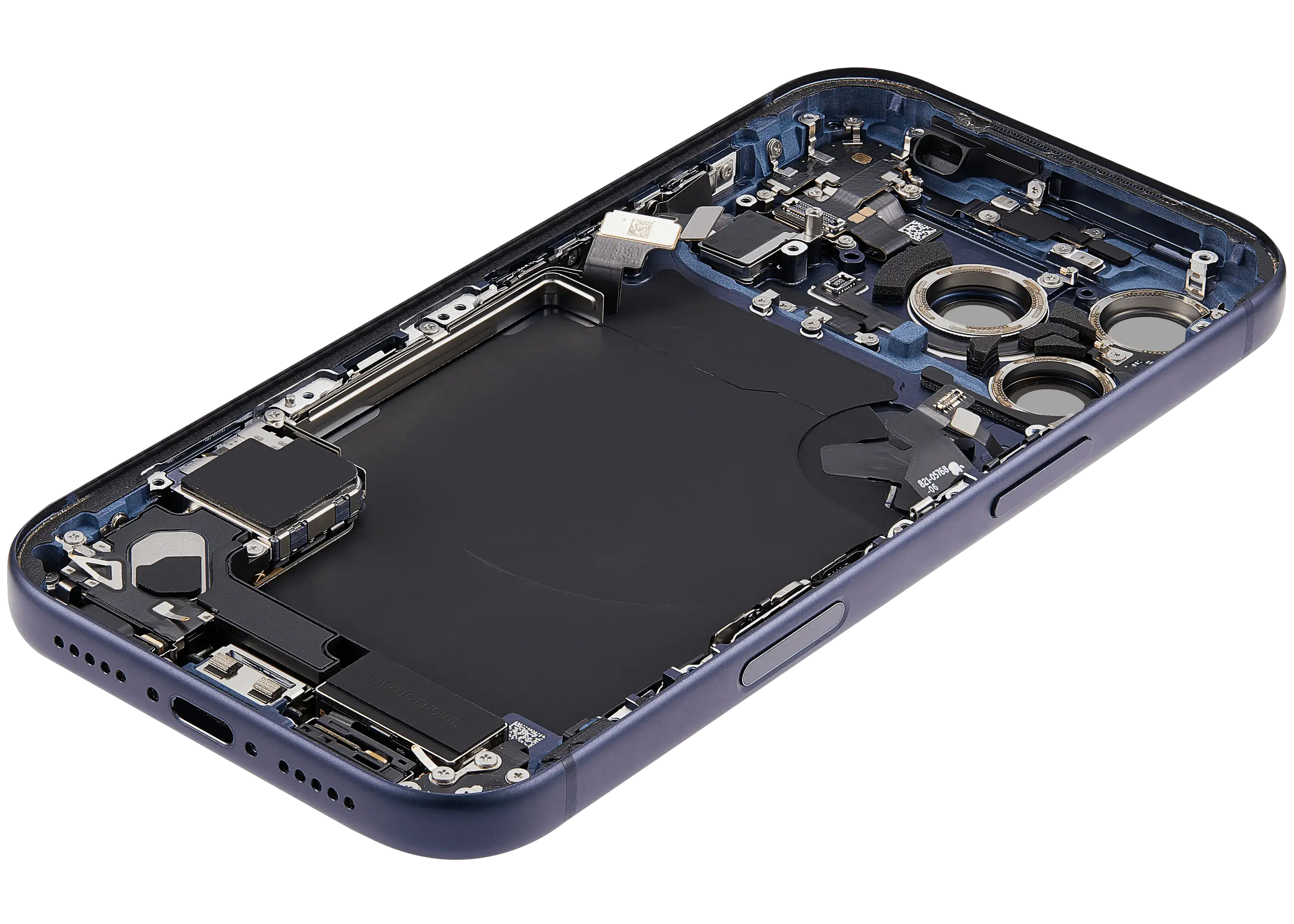 Original Apple-Ausbau B gebraucht – iPhone 17 Pro EU Backcover/Rahmen Deep Blau