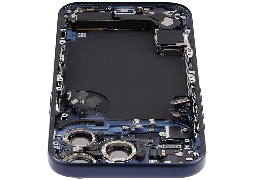 Original Apple-Ausbau B gebraucht – iPhone 17 Pro EU Backcover/Rahmen Deep Blau