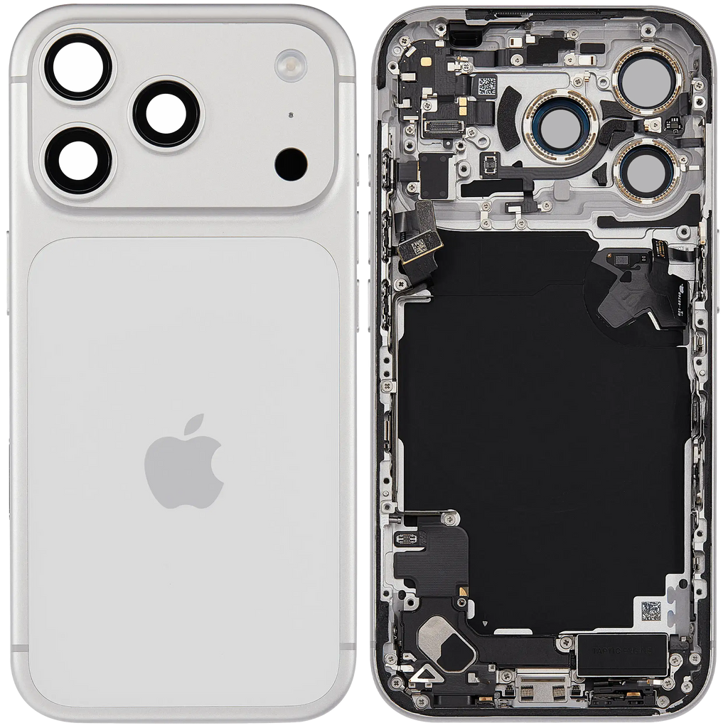 Original Apple-Ausbau C gebraucht – iPhone 17 Pro EU / Backcover/Rahmen Silber