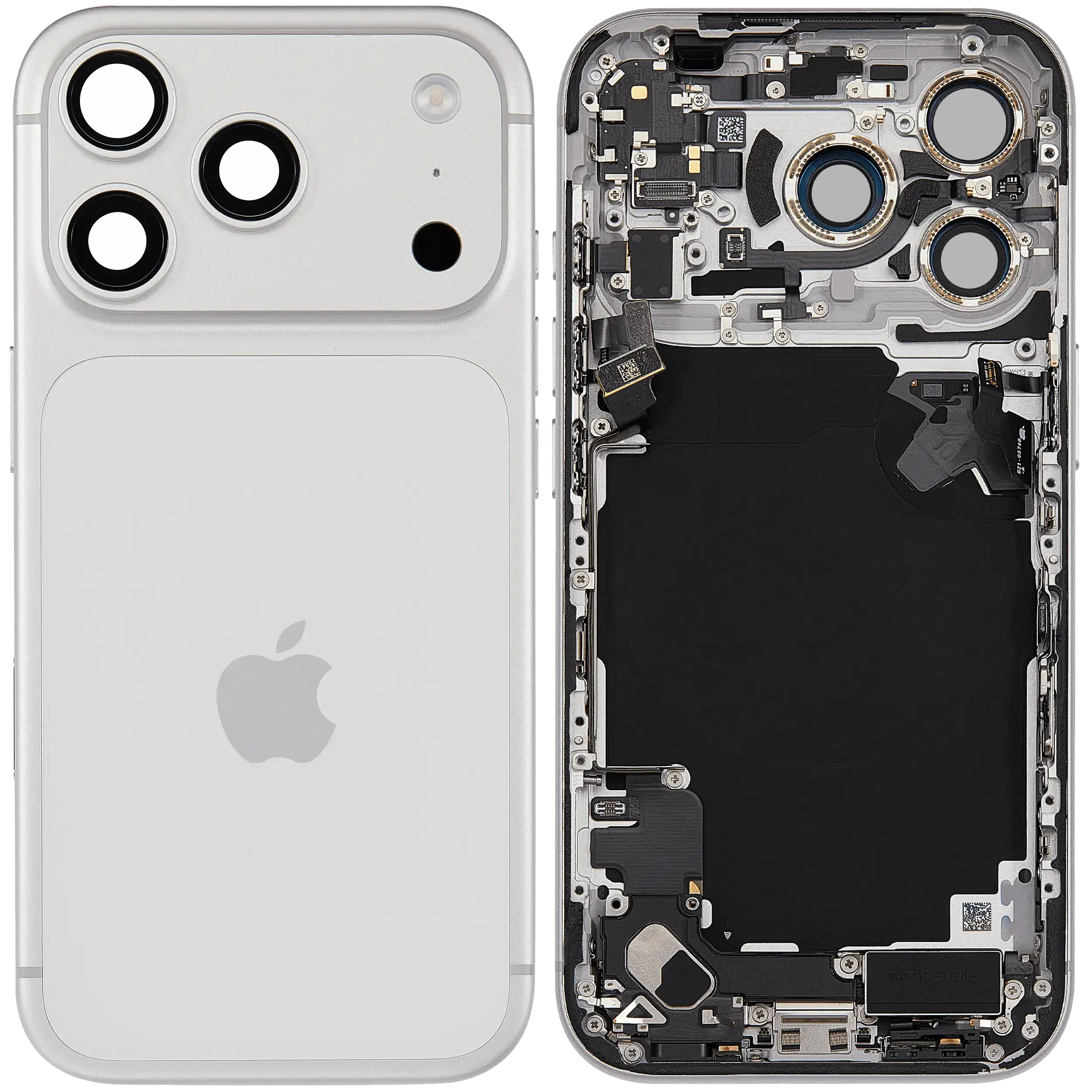 Original Apple-Ausbau C gebraucht – iPhone 17 Pro EU / Backcover/Rahmen Silber