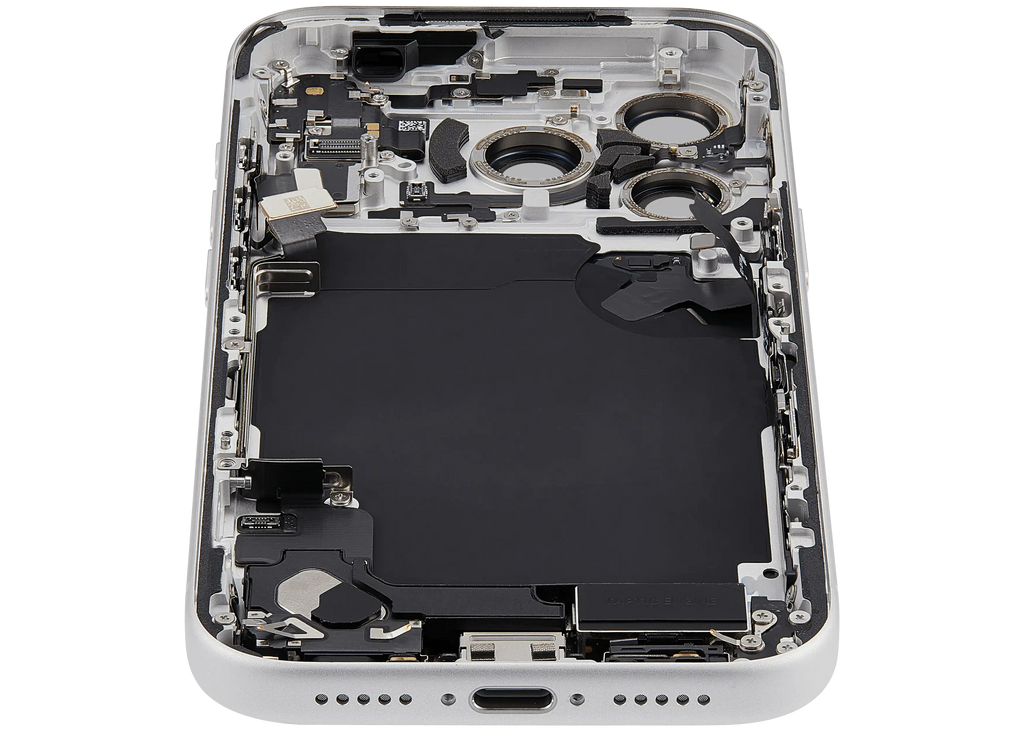 Original Apple-Ausbau C gebraucht – iPhone 17 Pro EU / Backcover/Rahmen Silber