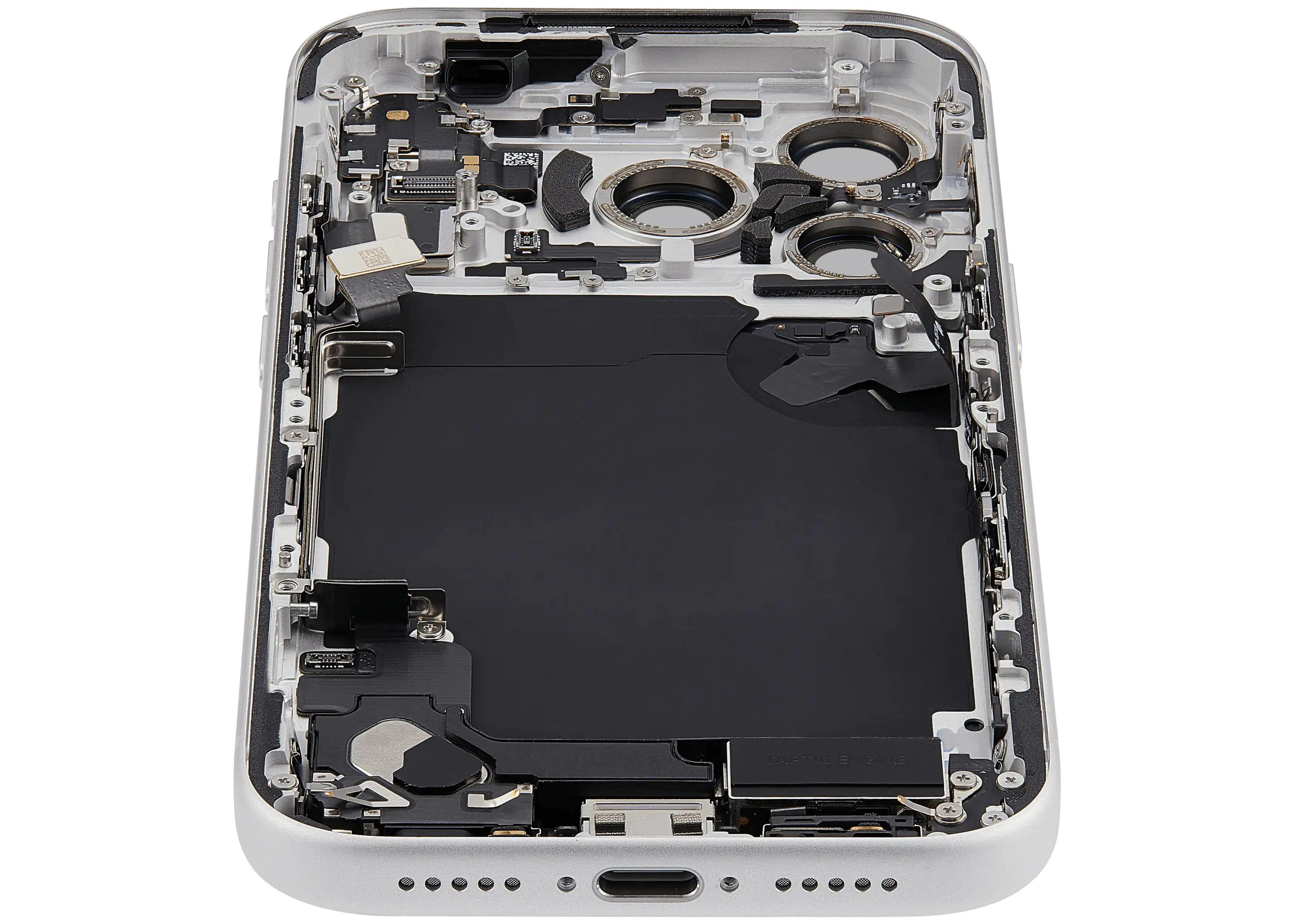 Original Apple-Ausbau C gebraucht – iPhone 17 Pro EU / Backcover/Rahmen Silber