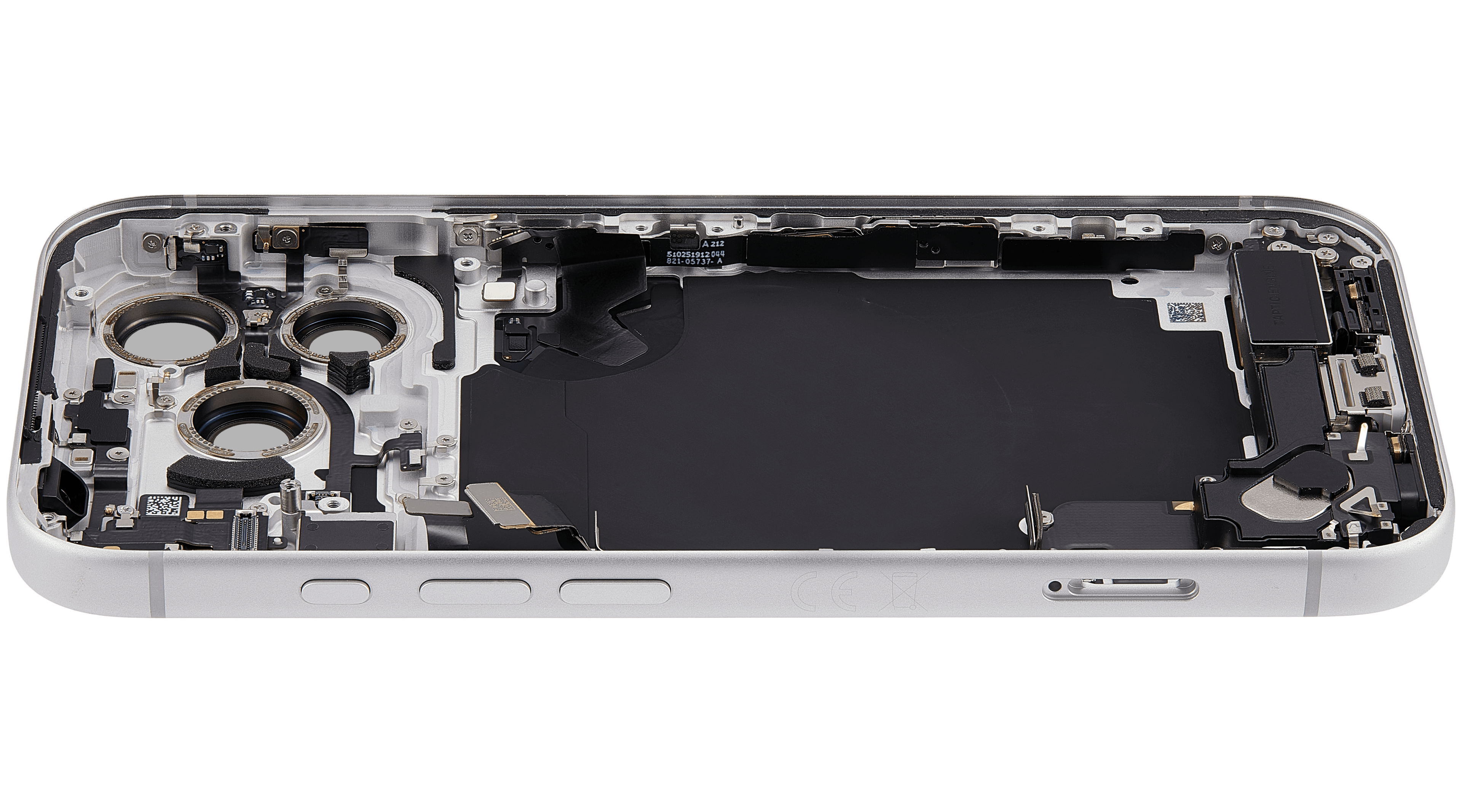 Original Apple-Ausbau C gebraucht – iPhone 17 Pro EU / Backcover/Rahmen Silber