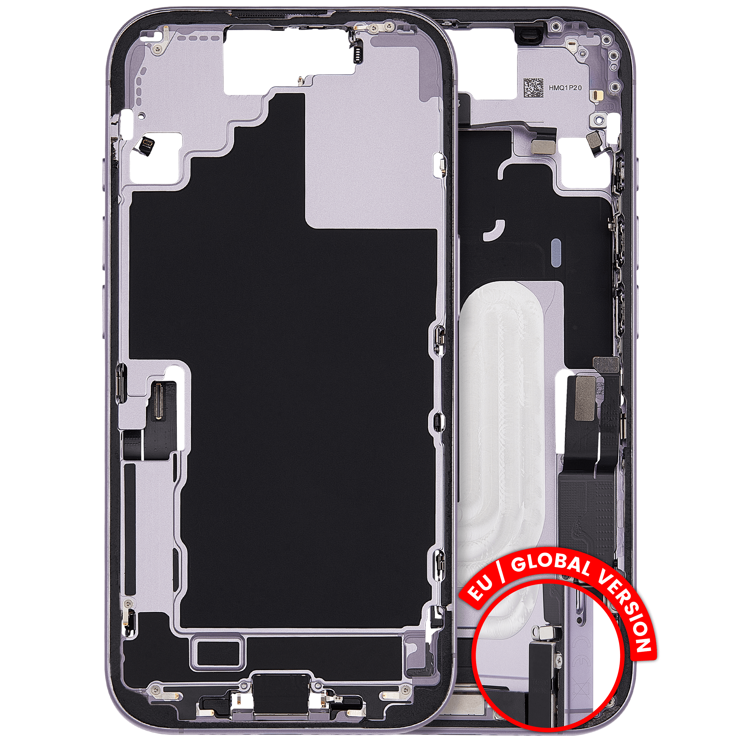 Original Apple-Ausbau B gebraucht – iPhone 17 EU / Rahmen Lavender