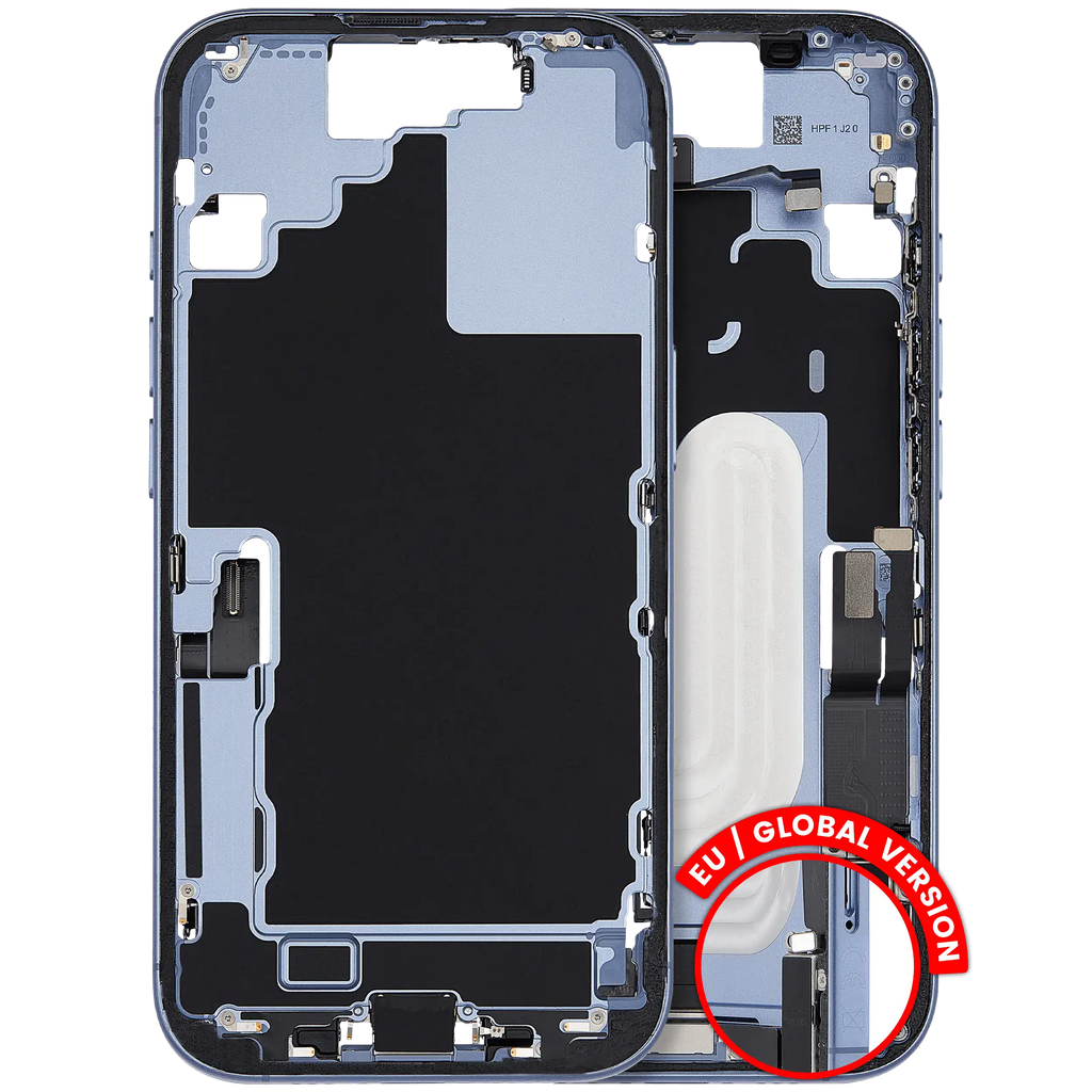 Original Apple-Ausbau B gebraucht – iPhone 17 EU / Rahmen Mist Blau