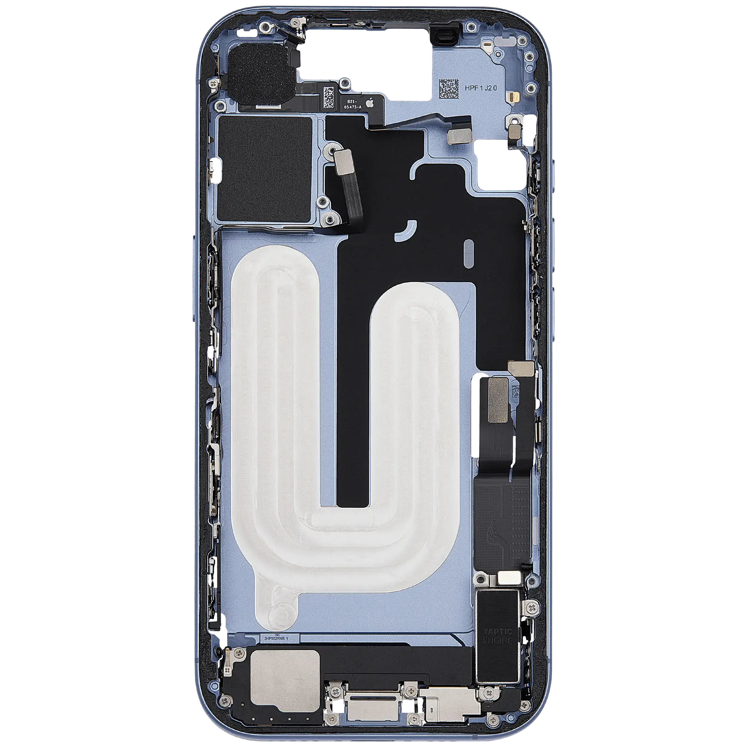 Original Apple-Ausbau B gebraucht – iPhone 17 EU / Rahmen Mist Blau