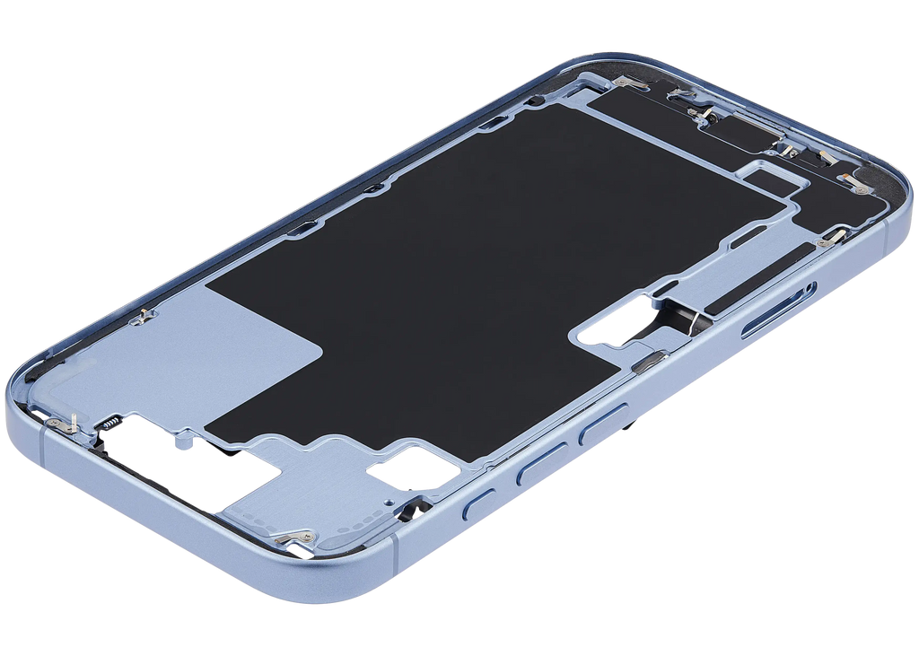 Original Apple-Ausbau B gebraucht – iPhone 17 EU / Rahmen Mist Blau