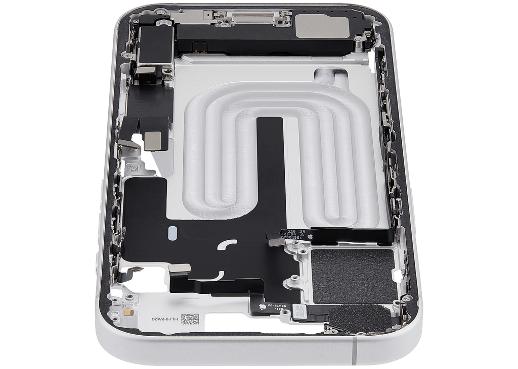 Original Apple-Ausbau B gebraucht – iPhone 17 EU / Global Version Rahmen Weiß