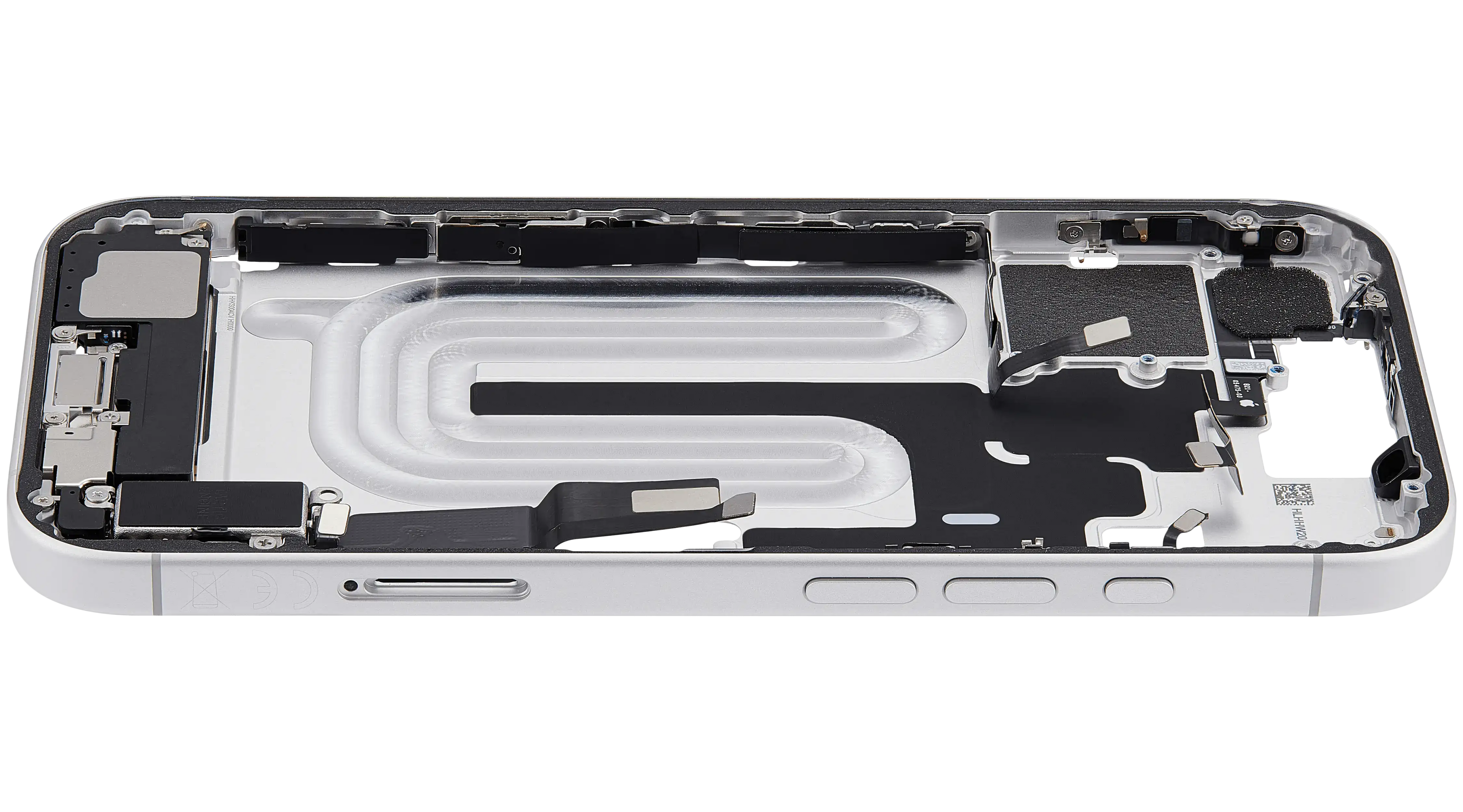 Original Apple-Ausbau B gebraucht – iPhone 17 EU / Global Version Rahmen Weiß