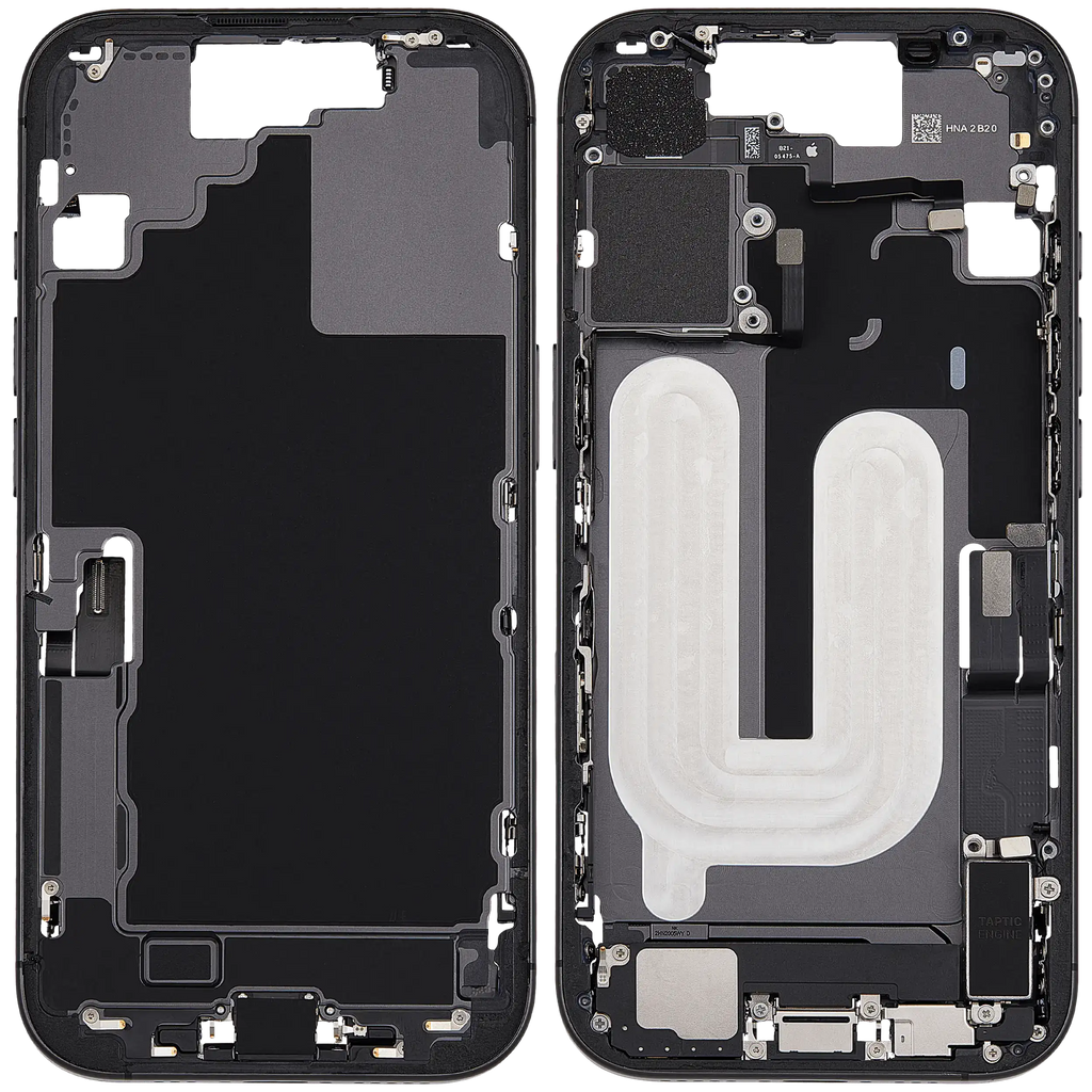 Original Apple-Ausbau B gebraucht – iPhone 17 EU / Global Version Rahmen Schwarz