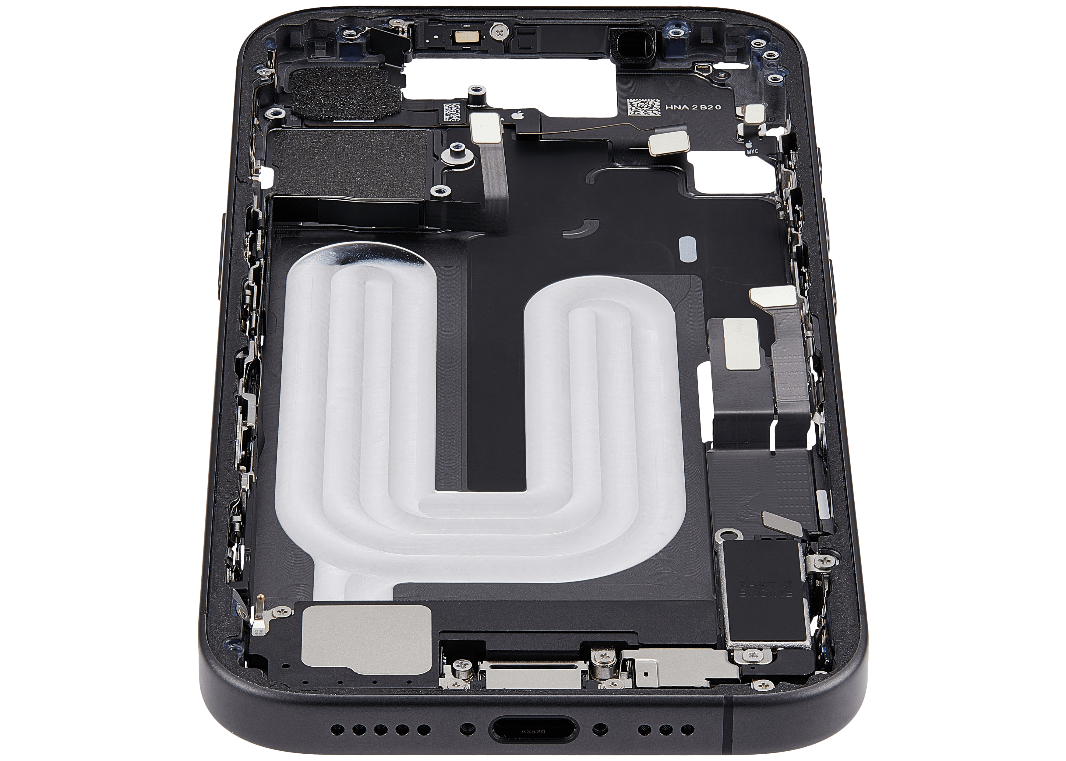 Original Apple-Ausbau B gebraucht – iPhone 17 EU / Global Version Rahmen Schwarz