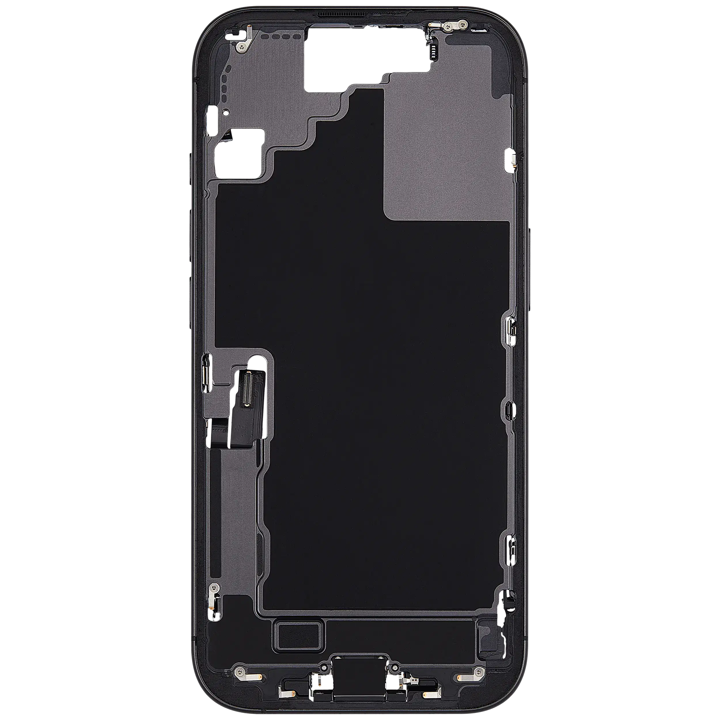 Original Apple-Ausbau C gebraucht – iPhone 17 US Version Rahmen Schwarz