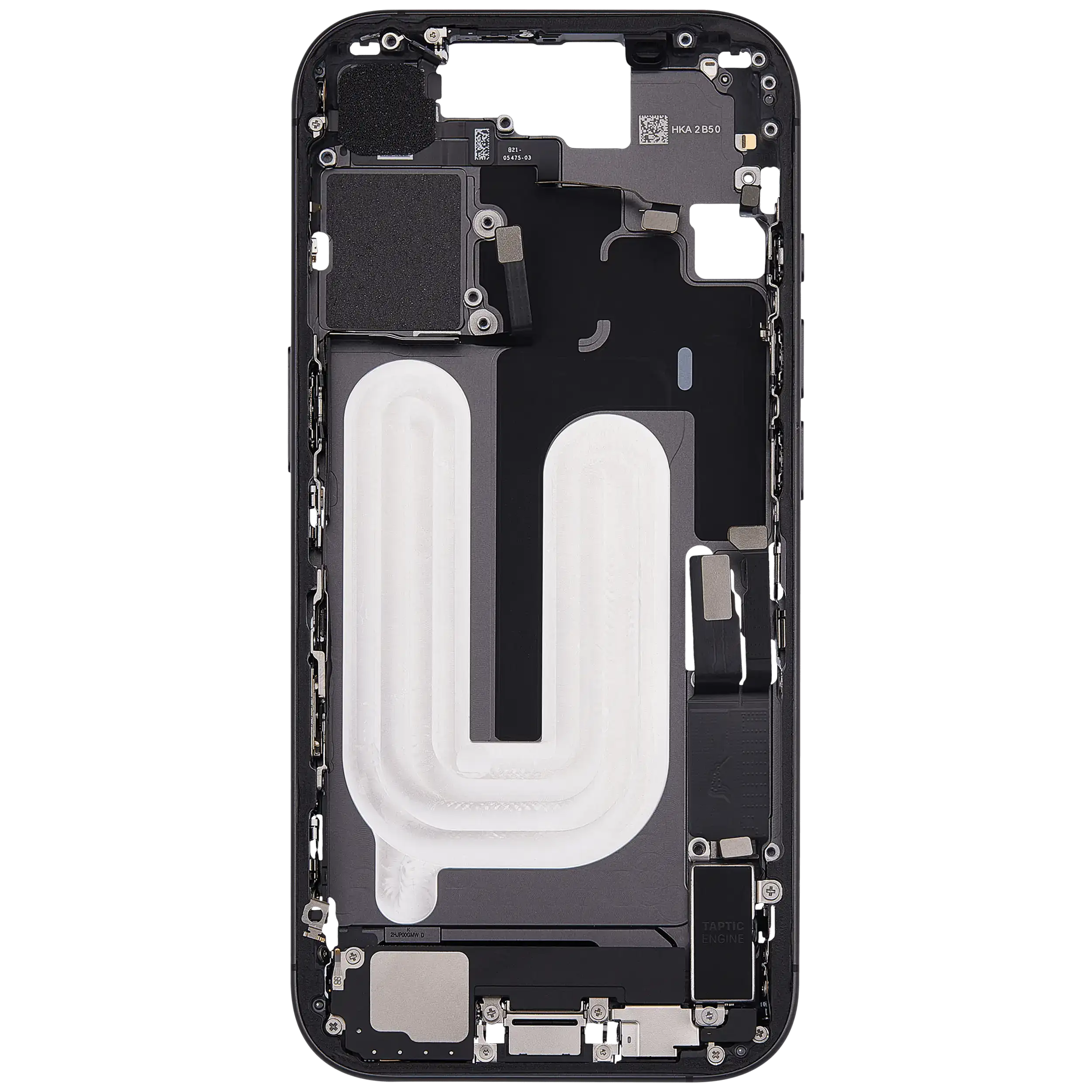 Original Apple-Ausbau C gebraucht – iPhone 17 US Version Rahmen Schwarz