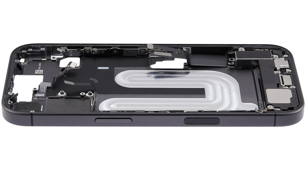 Original Apple-Ausbau C gebraucht – iPhone 17 US Version Rahmen Schwarz