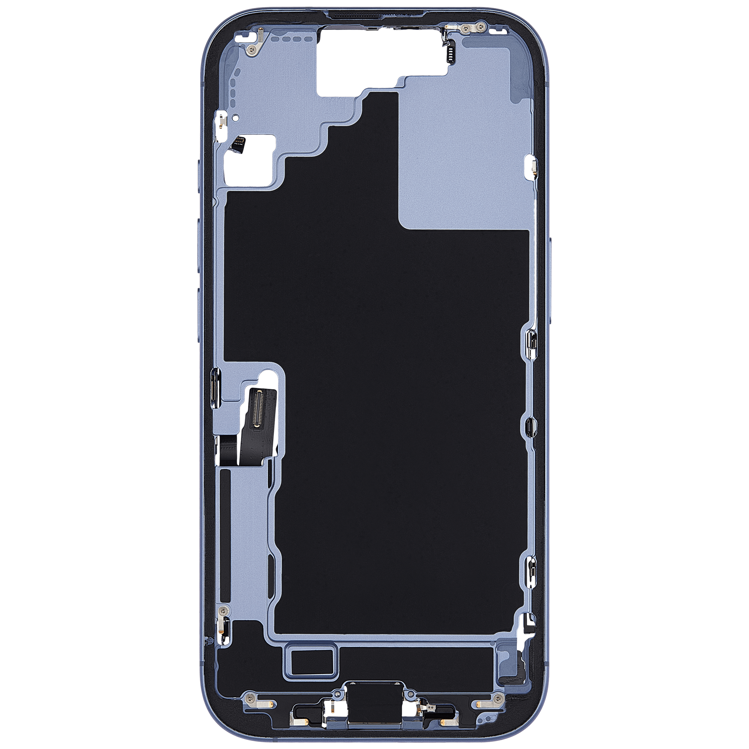 Original Apple-Ausbau B gebraucht – iPhone 17 US Version Rahmen Mist Blau