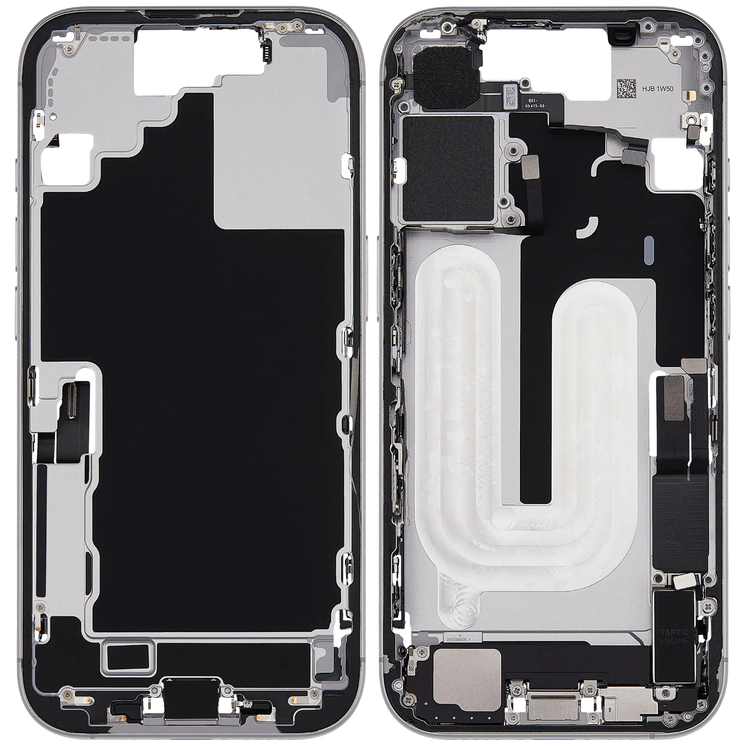 Original Apple-Ausbau B gebraucht – iPhone 17 US Version Rahmen Weiß