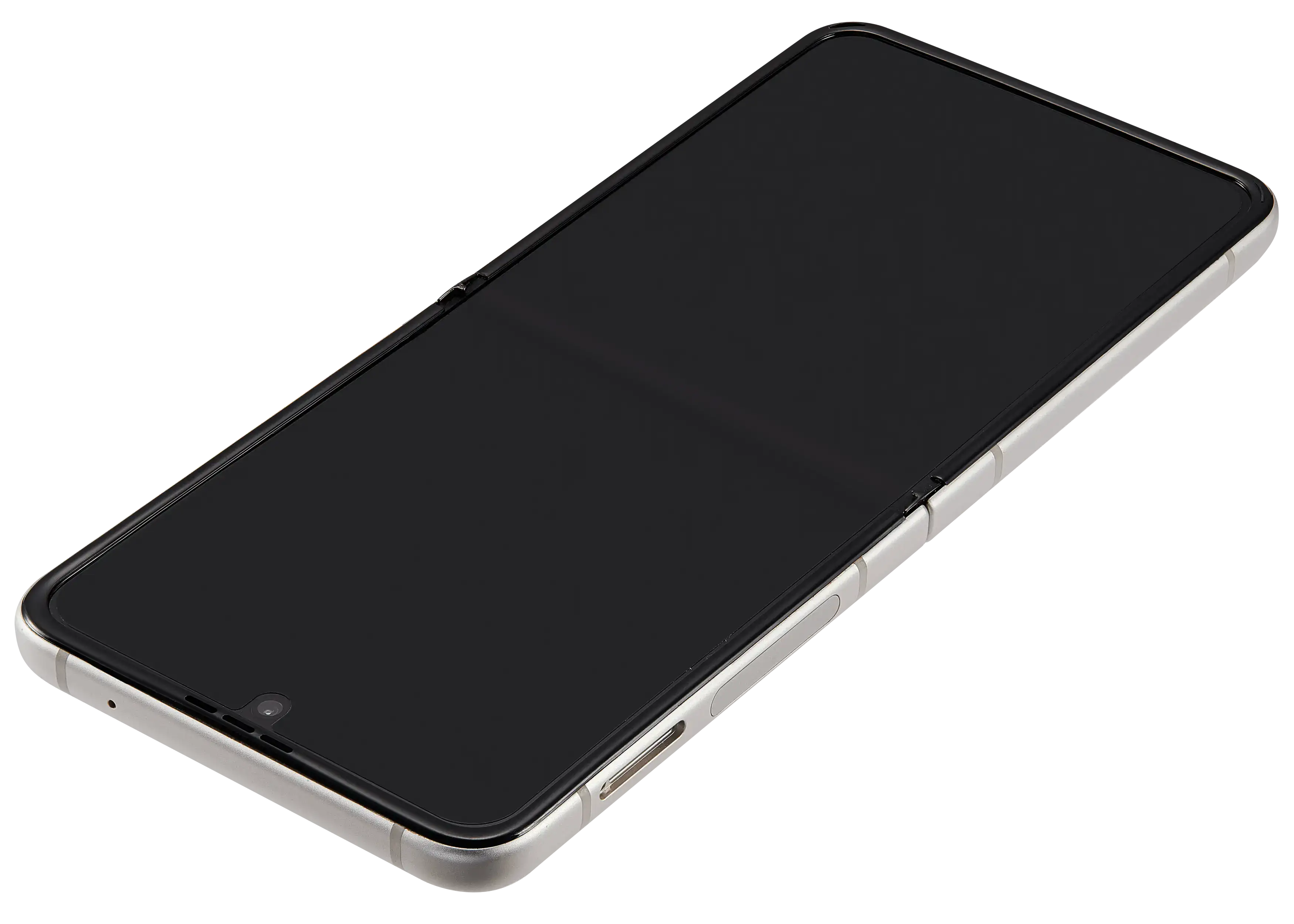 Inner OLED-Display mit Rahmen für Samsung Galaxy Z Flip 3 5G (US & International) (Refurbished) (Weiß)
