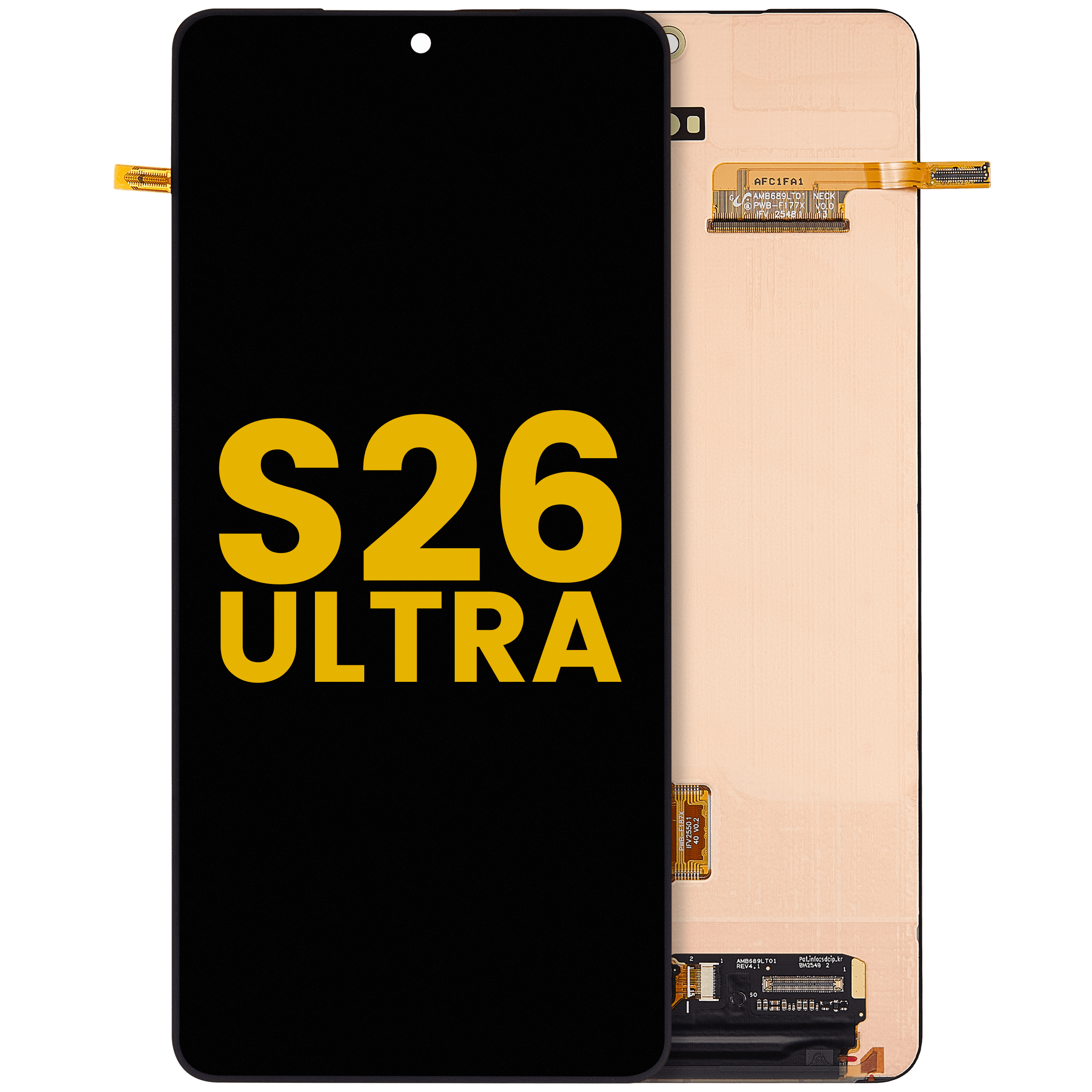 Frameless OLED Display for Samsung Galaxy S26 Ultra 5G (Refurbished) (All Colors)