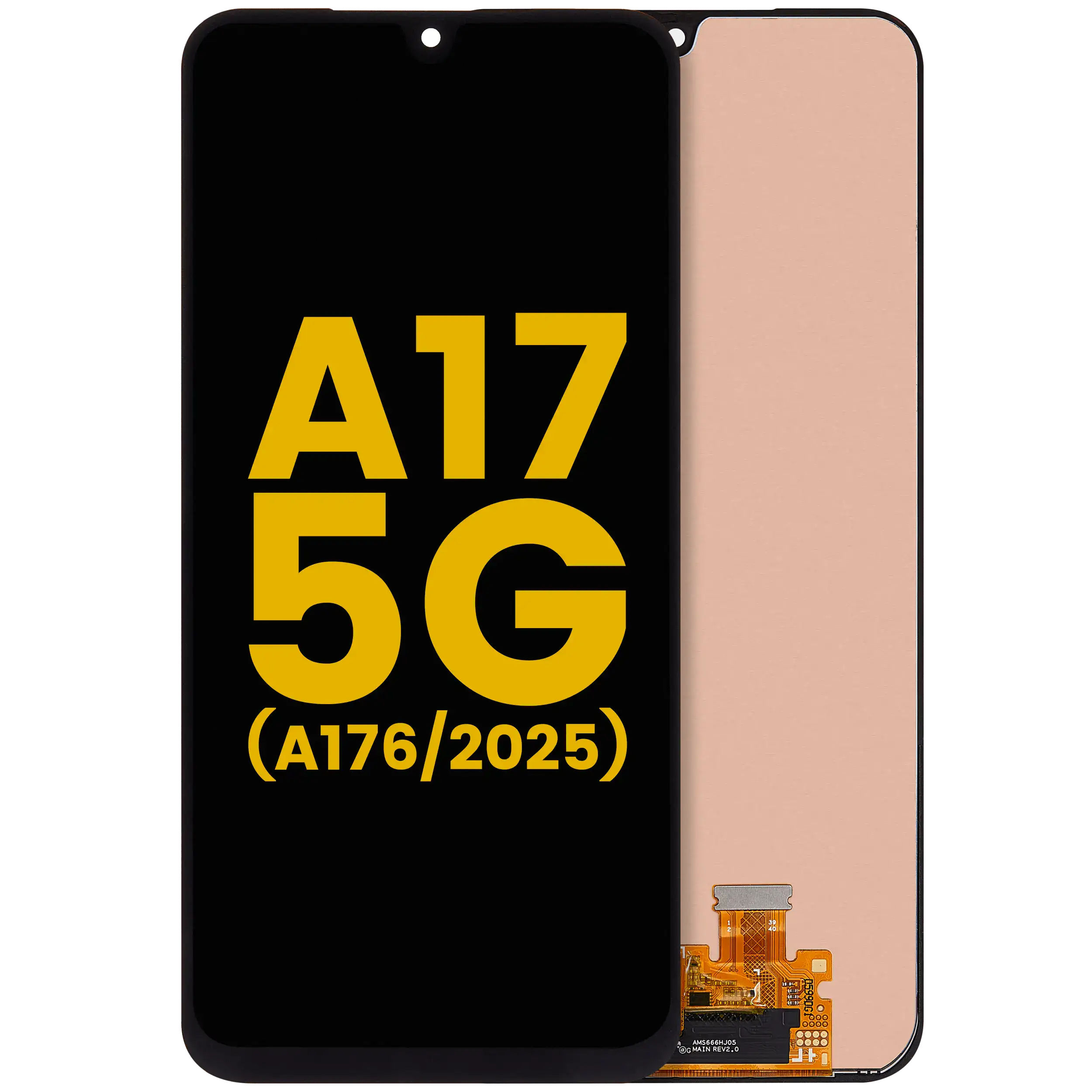 OLED-Display ohne Rahmen für Samsung Galaxy A17 5G (A176 / 2025) (Refurbished) (Alle Farben)