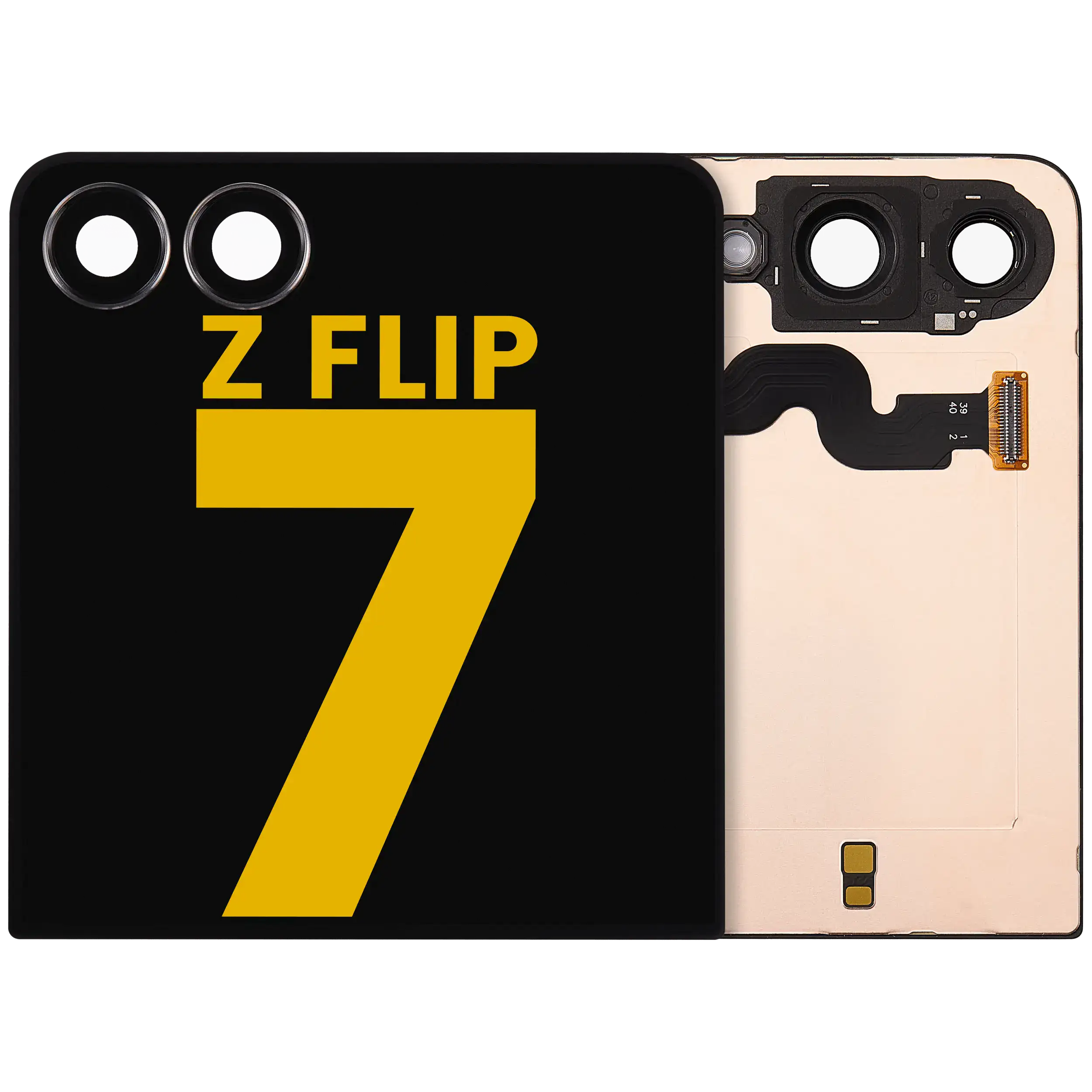 Outer OLED-Display für Samsung Galaxy Z Flip 7 5G (Refurbished) (Schwarz)