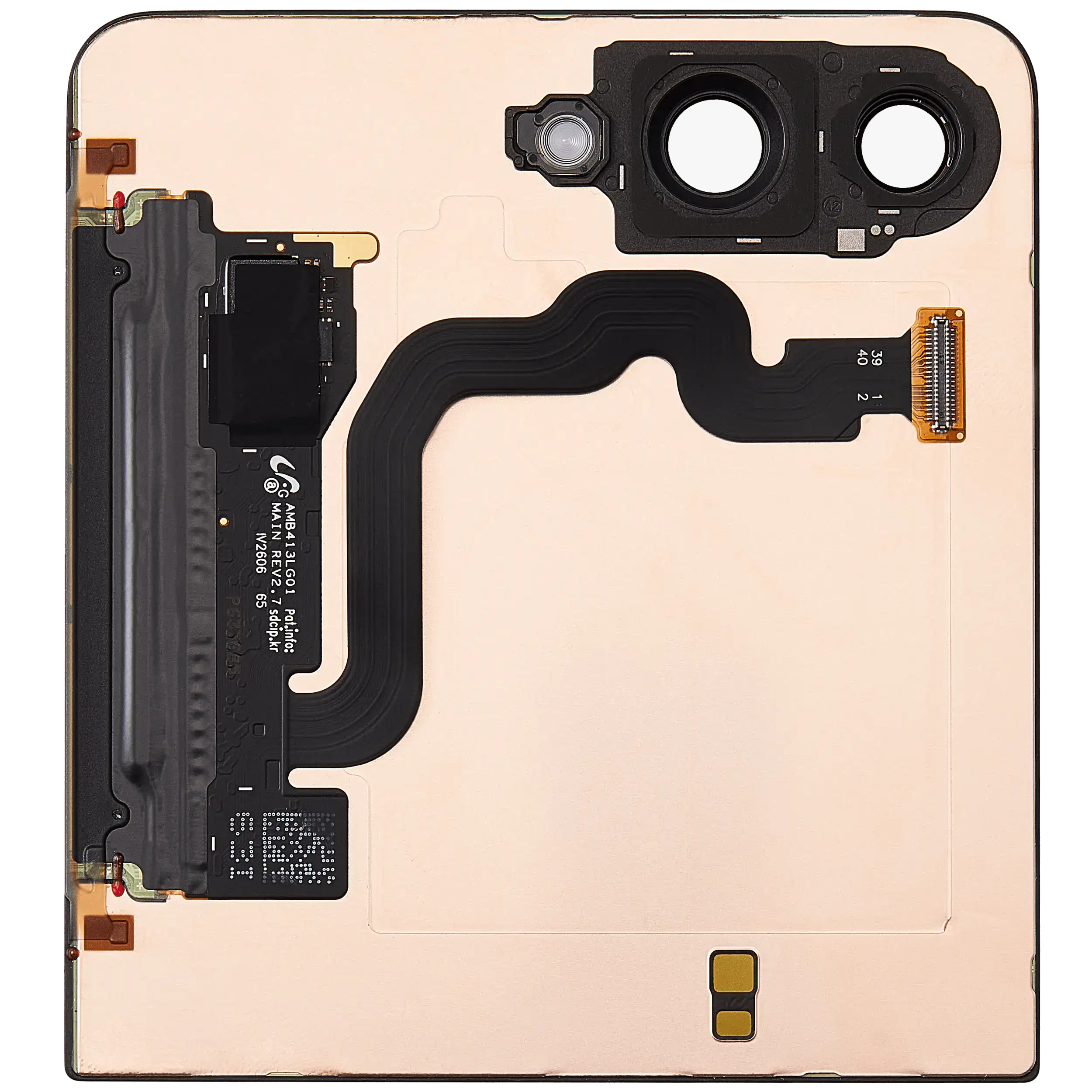 Outer OLED-Display für Samsung Galaxy Z Flip 7 5G (Refurbished) (Schwarz)
