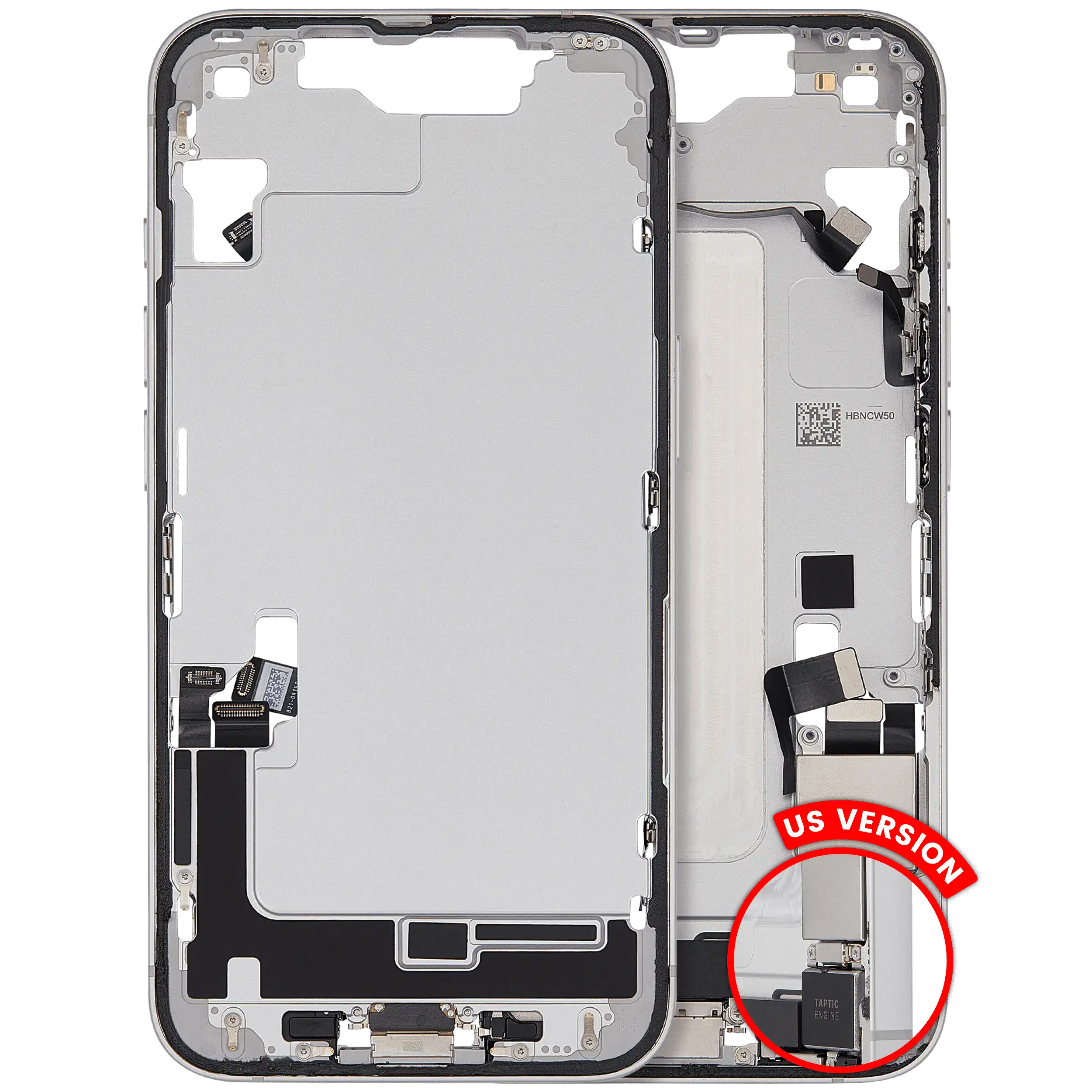 Original Apple-Ausbau B gebraucht – iPhone 16e US Version Rahmen Weiß