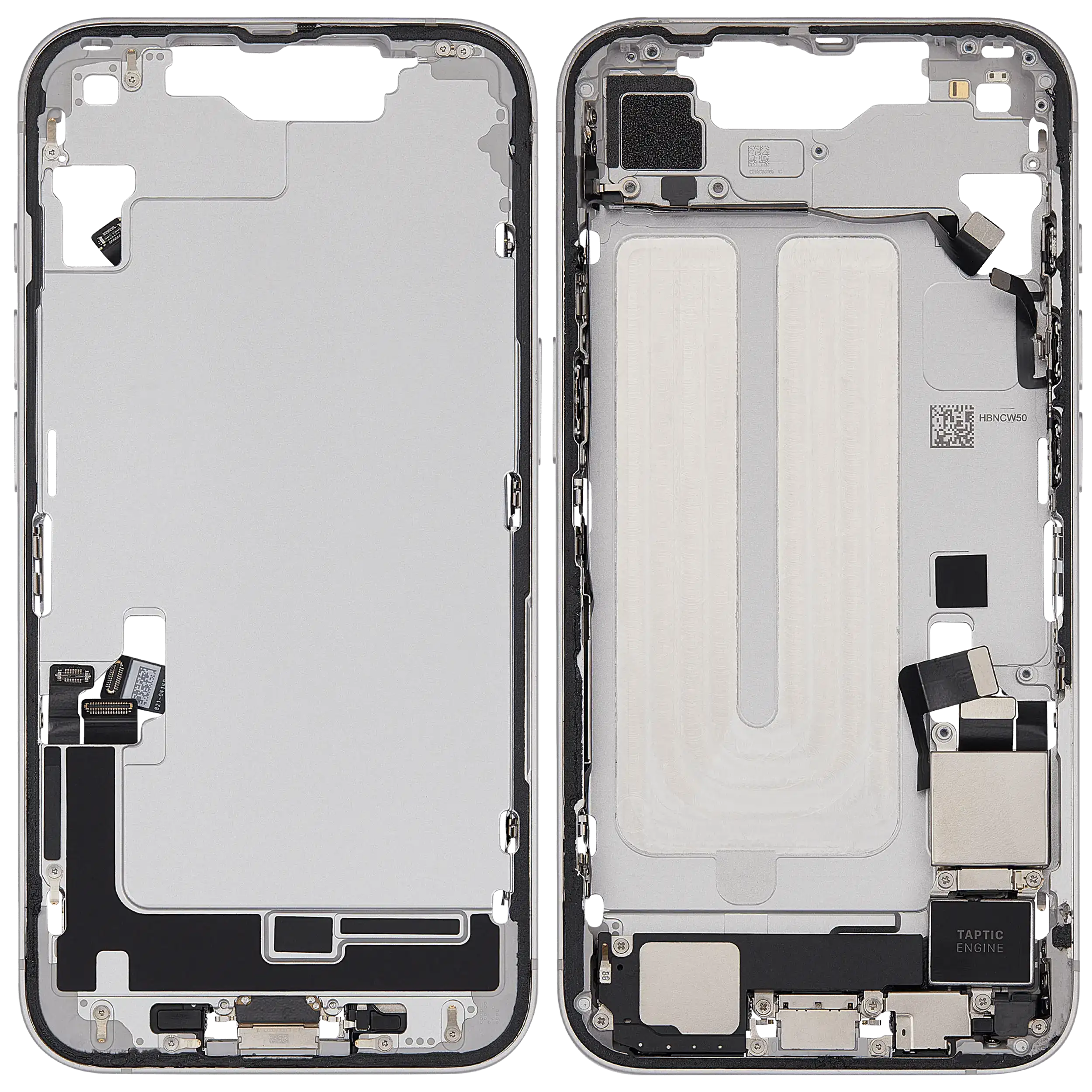 Original Apple-Ausbau B gebraucht – iPhone 16e US Version Rahmen Weiß