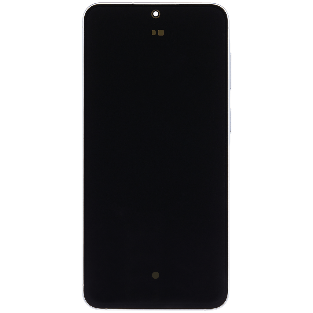 OLED-Display mit Rahmen für Samsung Galaxy A57 5G (A576 / 2026) (Refurbished) (Icyblue)