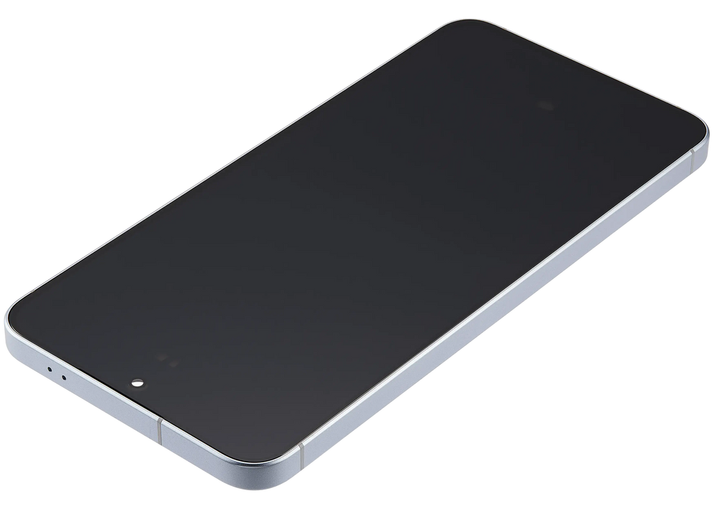 OLED-Display mit Rahmen für Samsung Galaxy A57 5G (A576 / 2026) (Refurbished) (Icyblue)