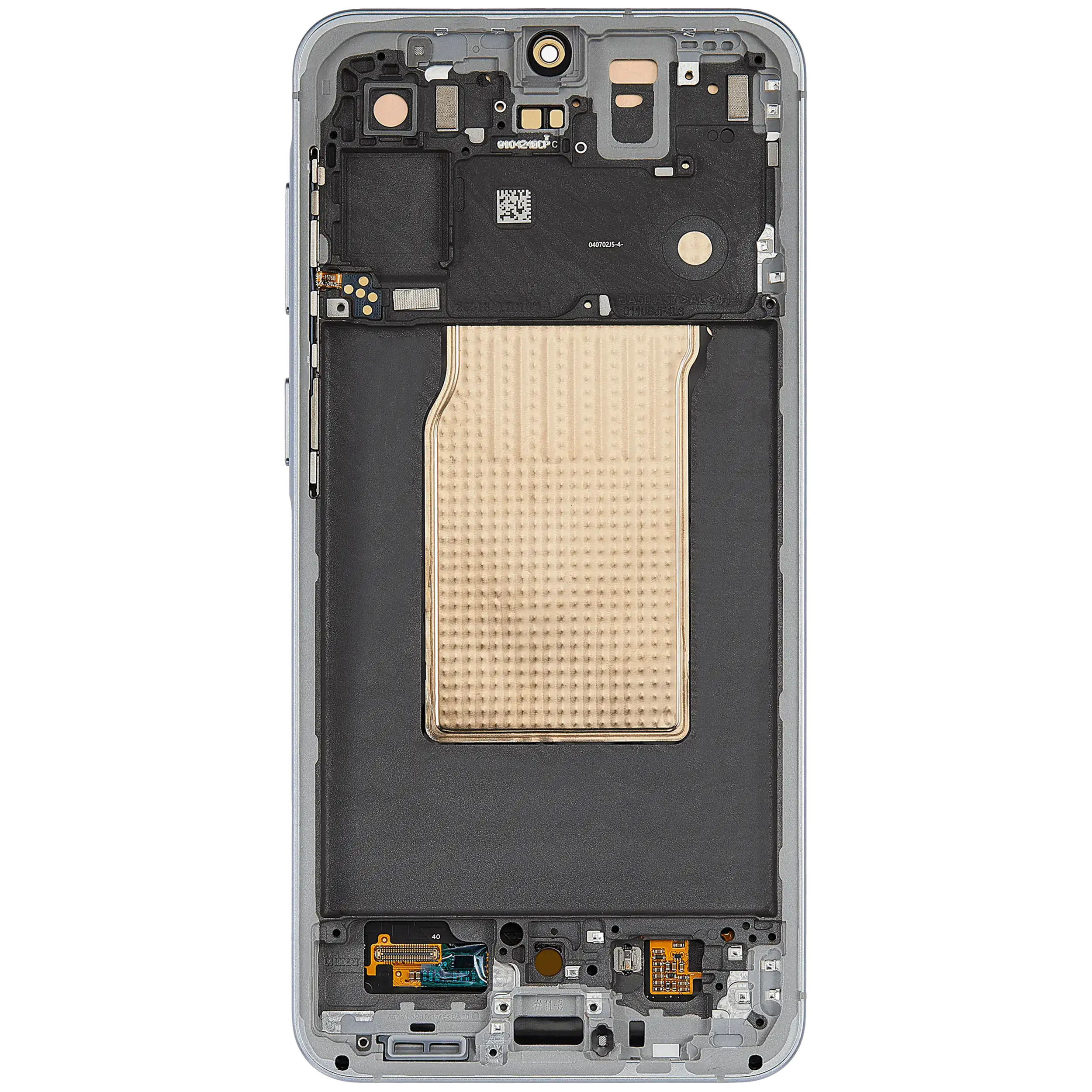 OLED-Display mit Rahmen für Samsung Galaxy A57 5G (A576 / 2026) (Refurbished) (Icyblue)
