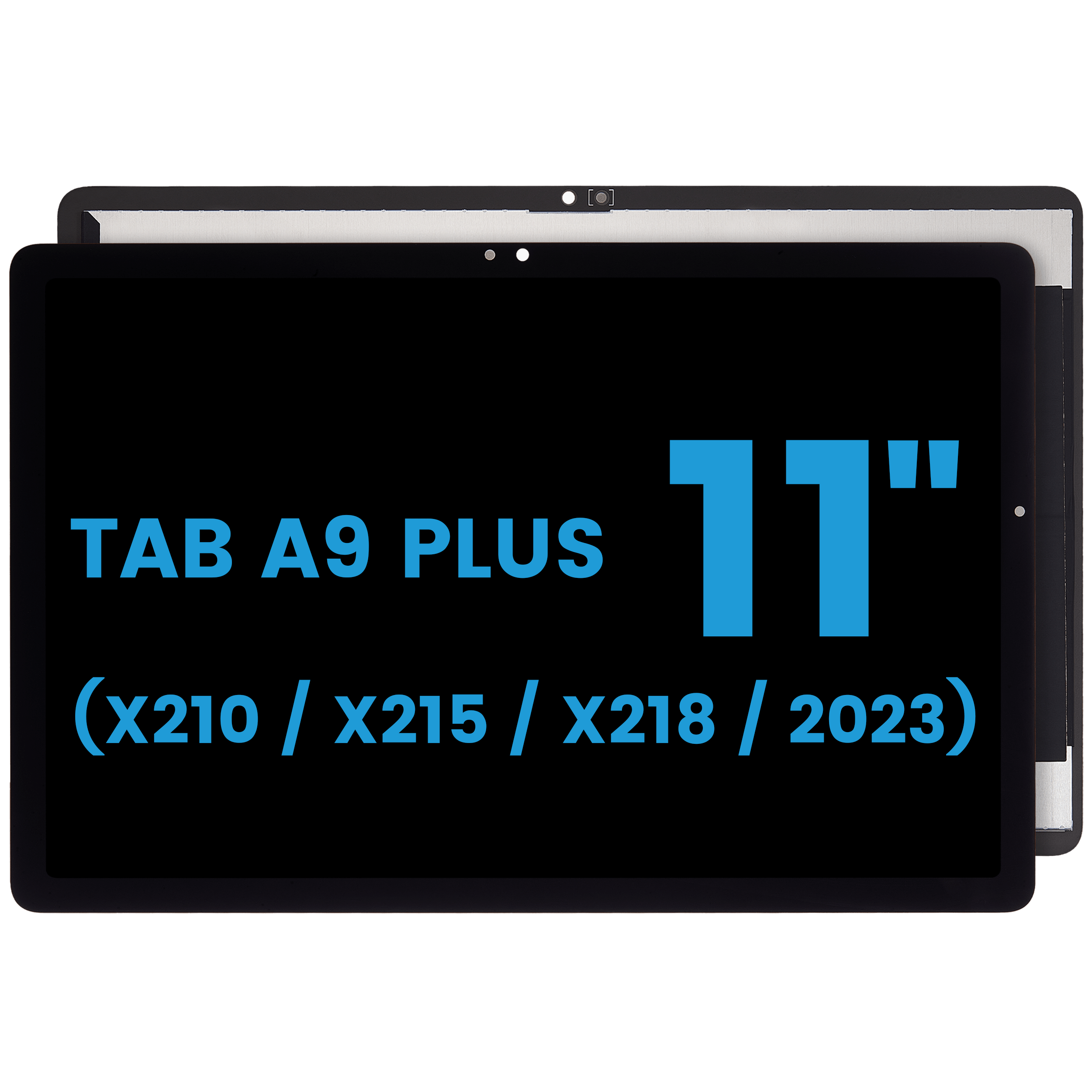 LCD-Display ohne Rahmen für Samsung Galaxy Tab A9 Plus 11.0" (X210 / X215 / X218) (2023) (Aftermarket) (Schwarz)