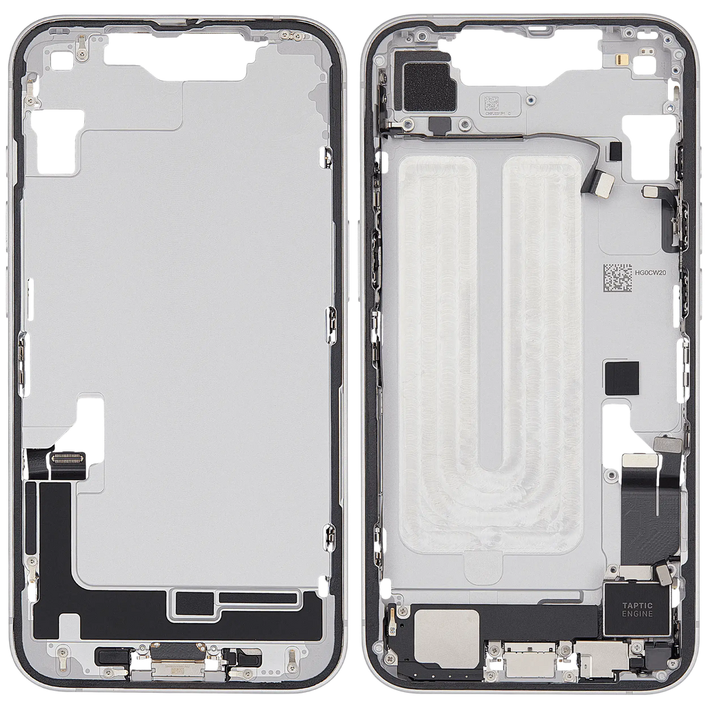 Original Apple-Ausbau A gebraucht – iPhone 16e EU / Global Version Rahmen Weiß