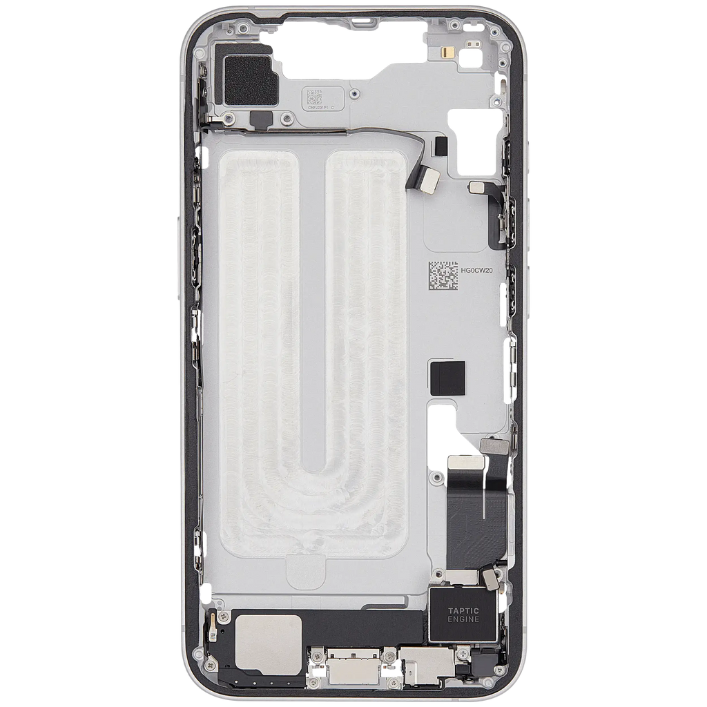 Original Apple-Ausbau A gebraucht – iPhone 16e EU / Global Version Rahmen Weiß