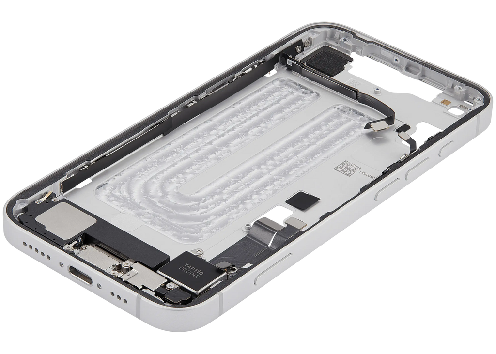 Original Apple-Ausbau A gebraucht – iPhone 16e EU / Global Version Rahmen Weiß