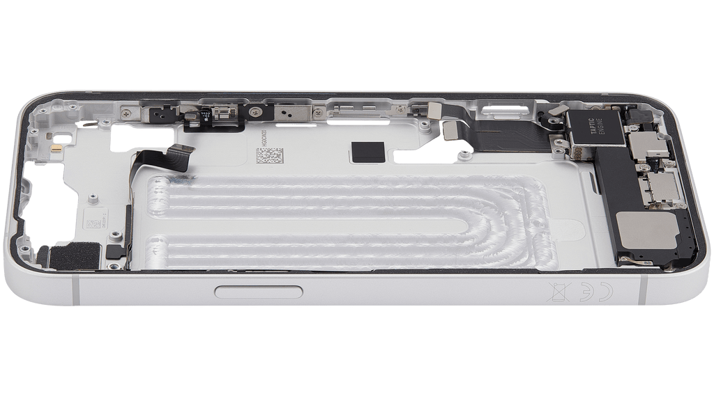 Original Apple-Ausbau A gebraucht – iPhone 16e EU / Global Version Rahmen Weiß