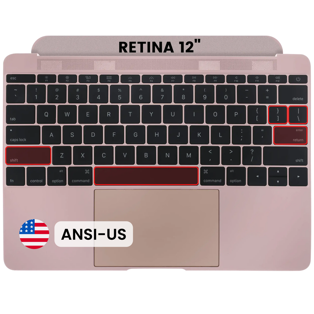 Original OEM-Ausbau Qualität A (gebraucht) – MacBook 12" A1534 2016-2017 Top