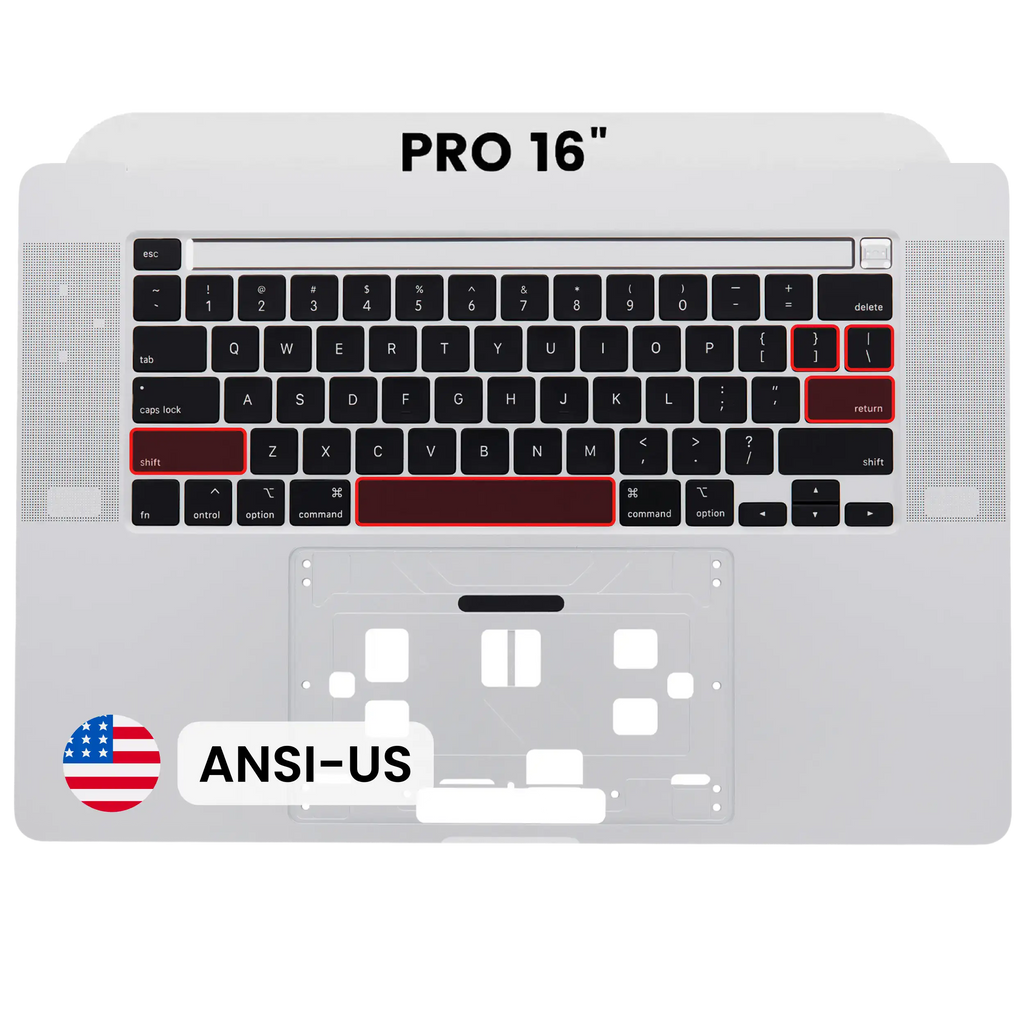 Original OEM-Ausbau Qualität A (gebraucht) – MacBook Pro 16" A2141 2019 Top Case