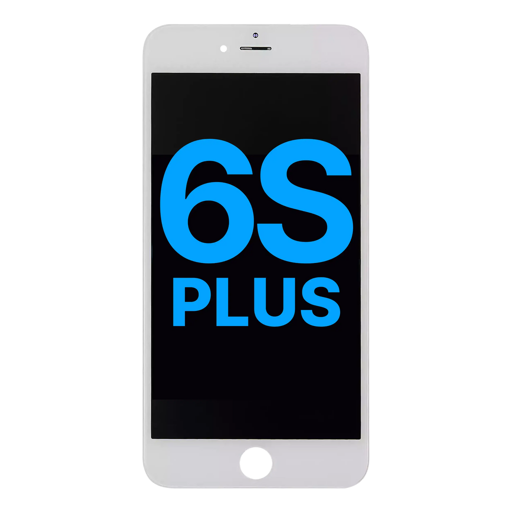 LCD Display with Steel Plate for iPhone 6S Plus (Aftermarket) – White
